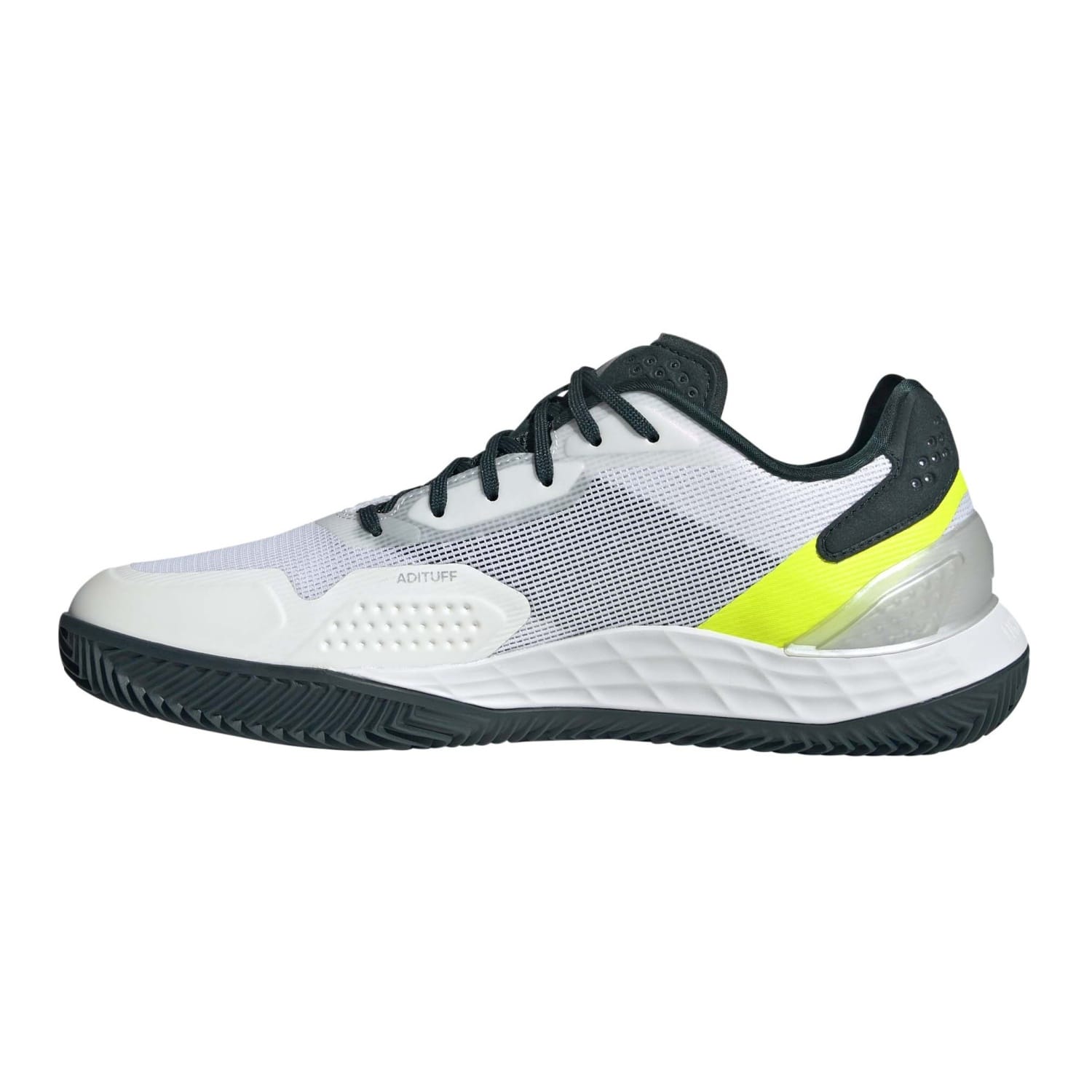 Sapatilhas de Ténis e Pádel Defiant Speed 2 Cl Adidas Branco/Amarelo-4