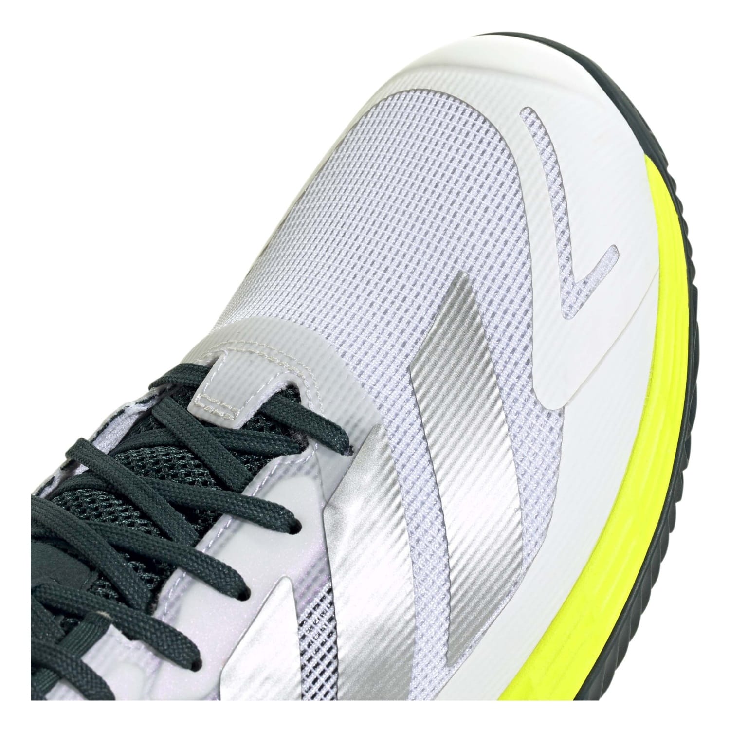 Sapatilhas de Ténis e Pádel Defiant Speed 2 Cl Adidas Branco/Amarelo-5