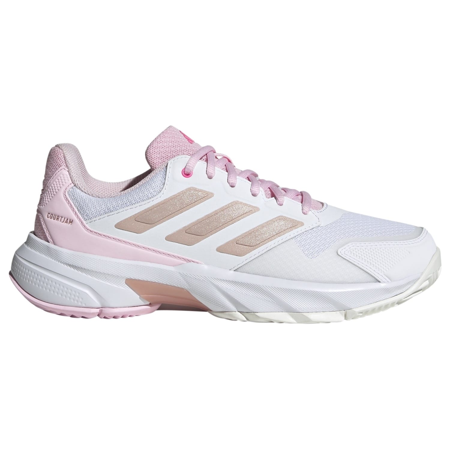 Sapatilhas de Ténis Courtjam Control Adidas Branco / Rosa-1