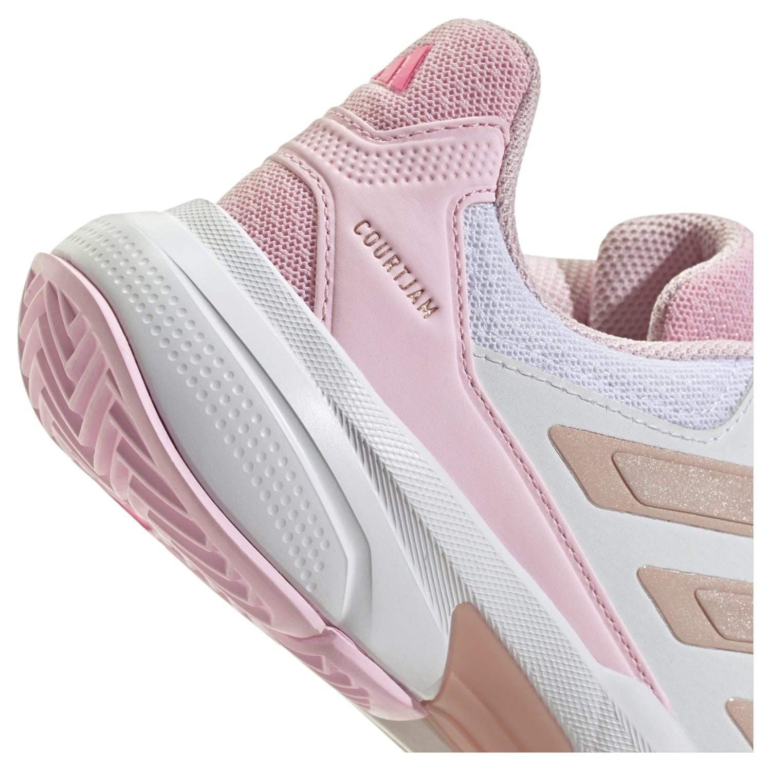 Sapatilhas de Ténis Courtjam Control Adidas Branco / Rosa-6