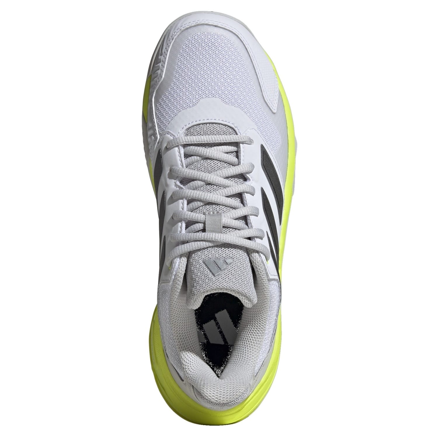 Sapatilhas de Ténis e Pádel Courtjam Control 3 Cl Adidas Branco/Amarelo-4