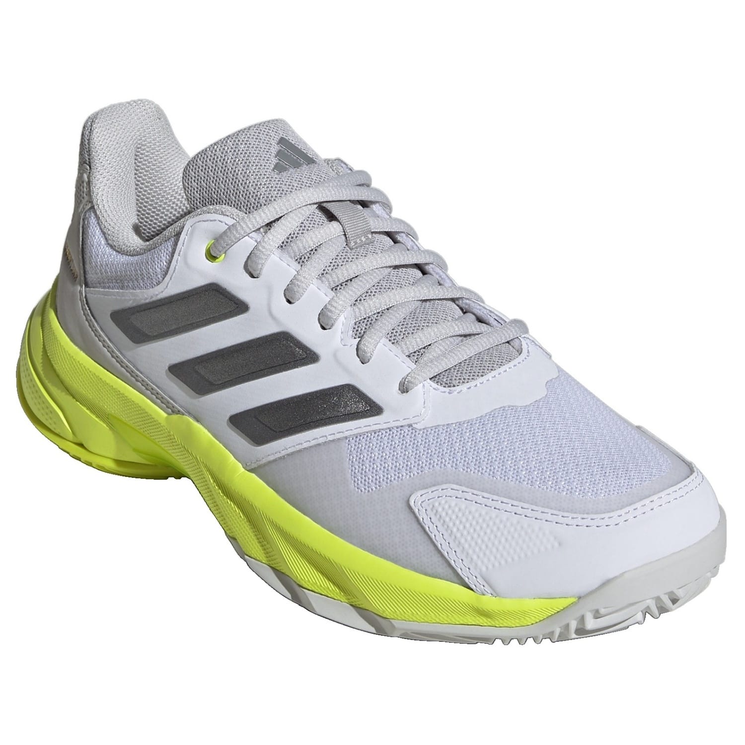 Sapatilhas de Ténis e Pádel Courtjam Control 3 Cl Adidas Branco/Amarelo-5