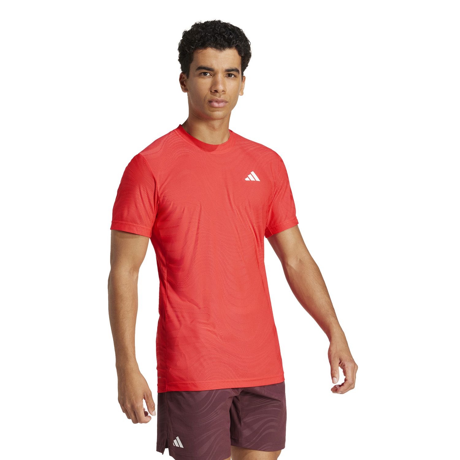 T-shirt de Ténis Flft Pro Adidas Salmão-4