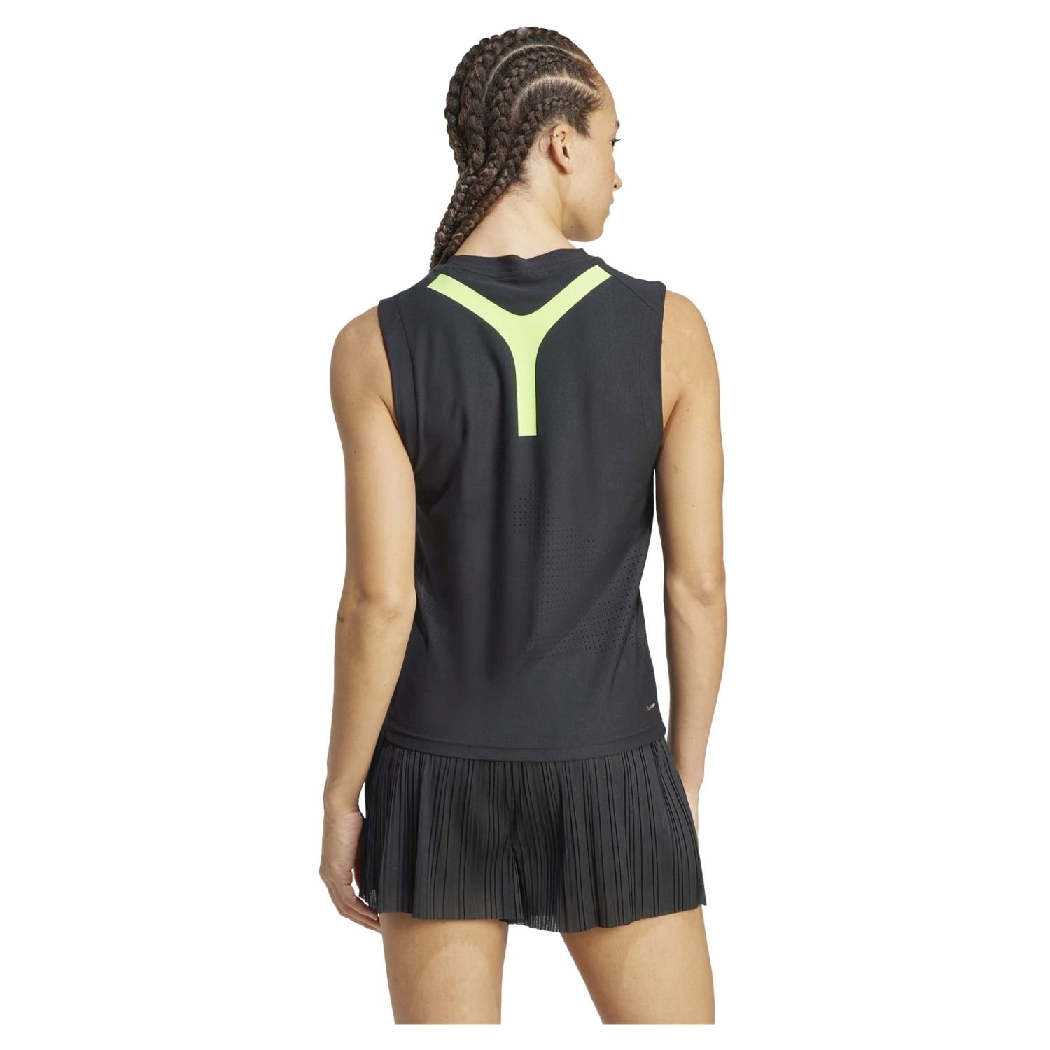 T-shirt de Ténis e Pádel Match Tank Pro Adidas Preto-3