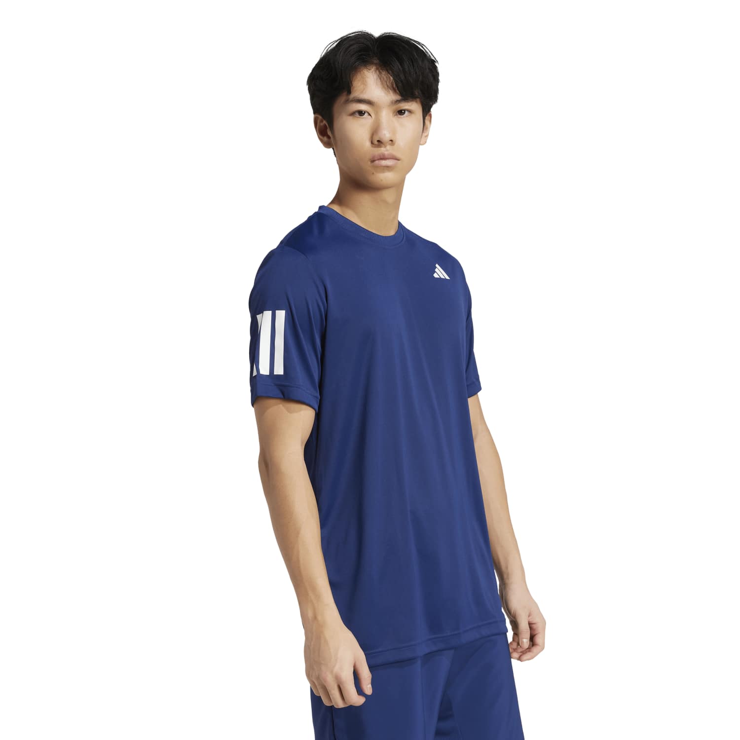 T-shirt de Ténis e Paddle Club 3str Adidas Azul-marinho-4