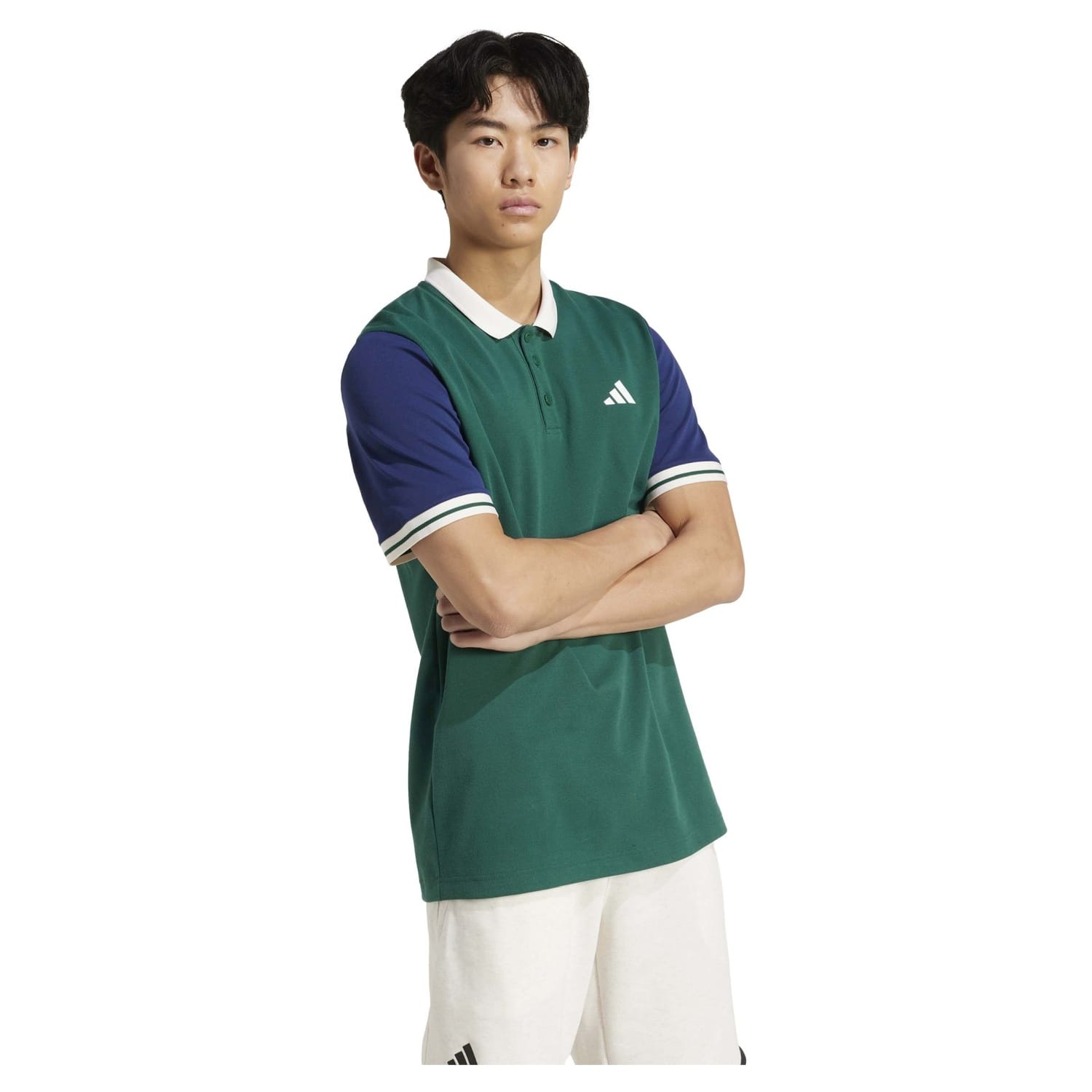 Polo de Ténis e Pádel Legacy Adidas Verde-5
