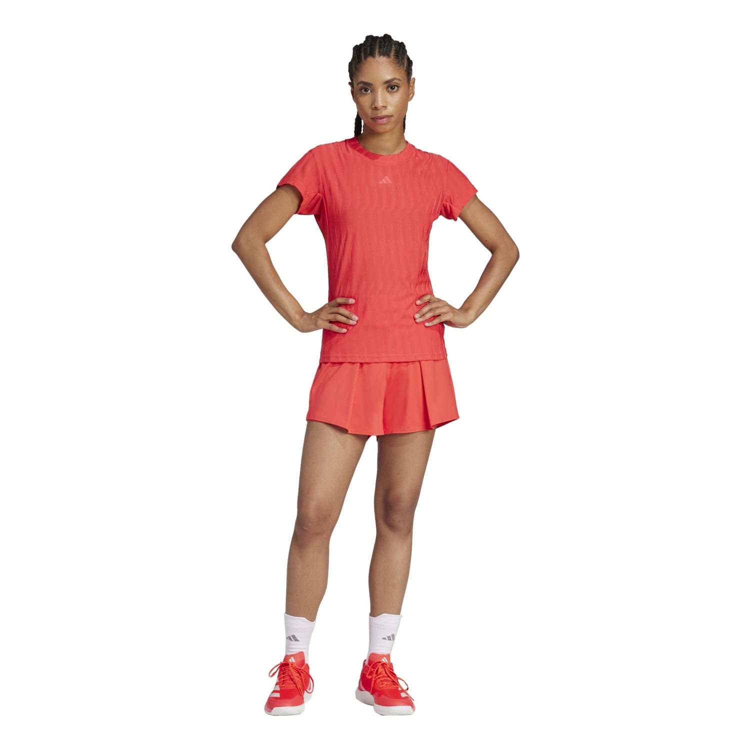 Short de Ténis e Pádel Match Adidas Salmão-5