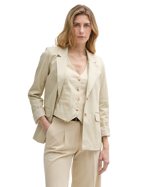 Imagem 0 de Blazer Corte Largo com Fecho de Botões
