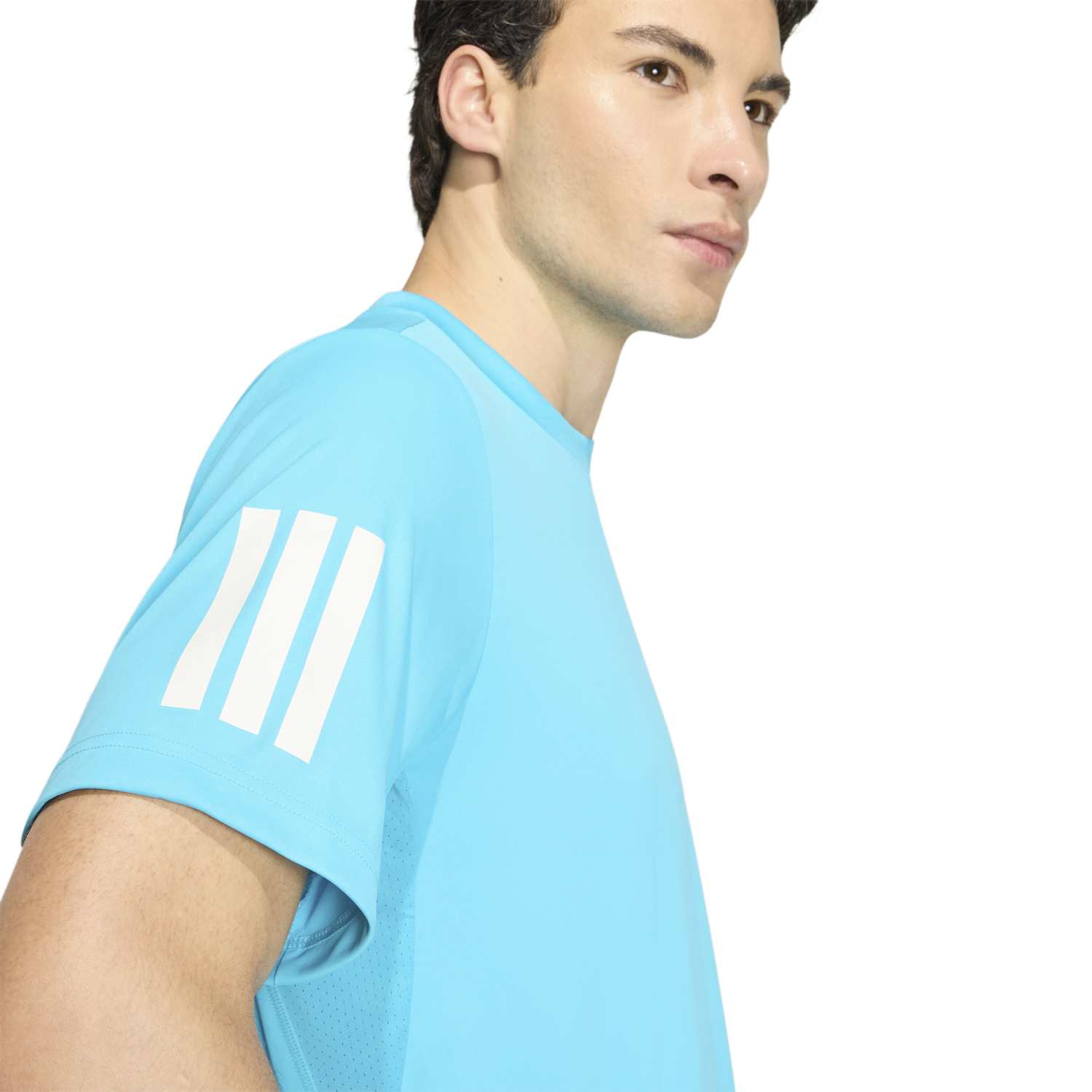 T-shirt de Ténis e Paddle Club 3str Adidas Azul-celeste-6
