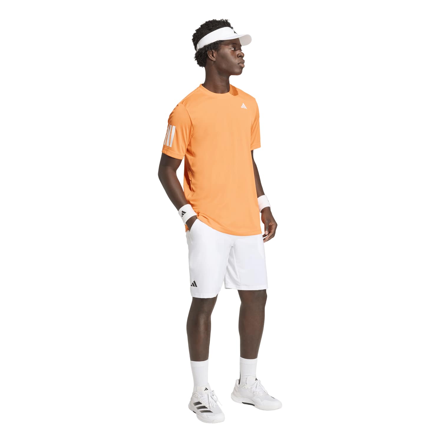 T-shirt de Ténis e Paddle Club 3str Adidas Laranja-4