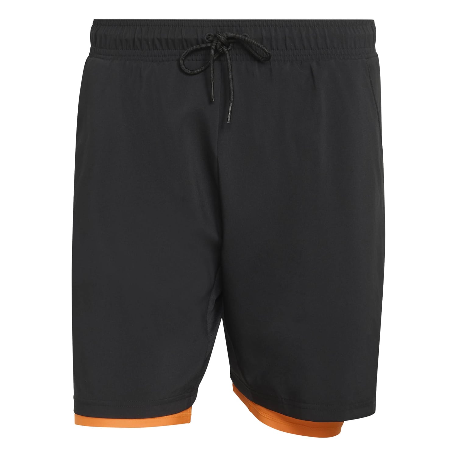 Calças Curtas de Ténis e Padel Club 2in1 Adidas Preto / Laranja-3