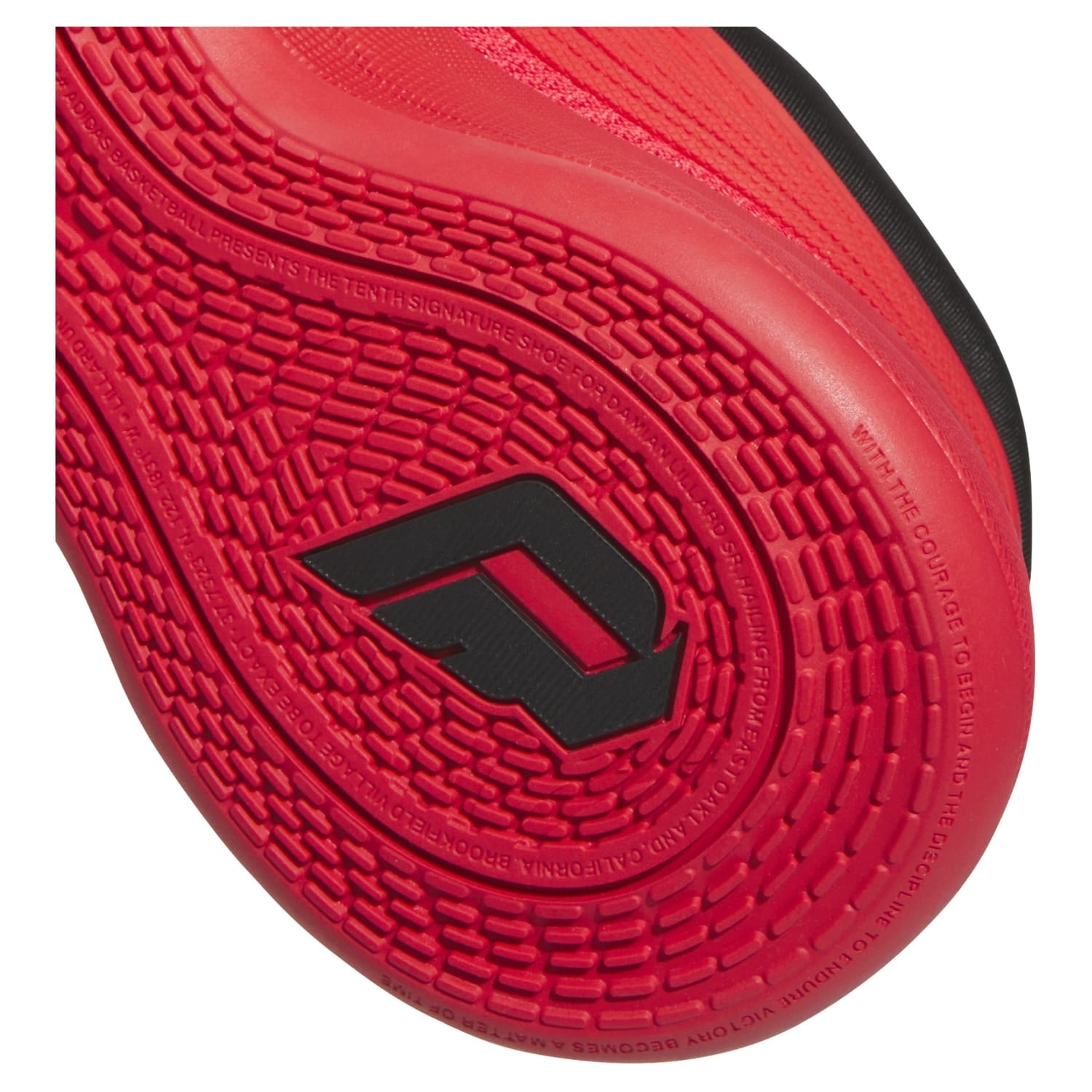 Sapatilhas de Basquetebol Infantil Dame X J Adidas Vermelho-4