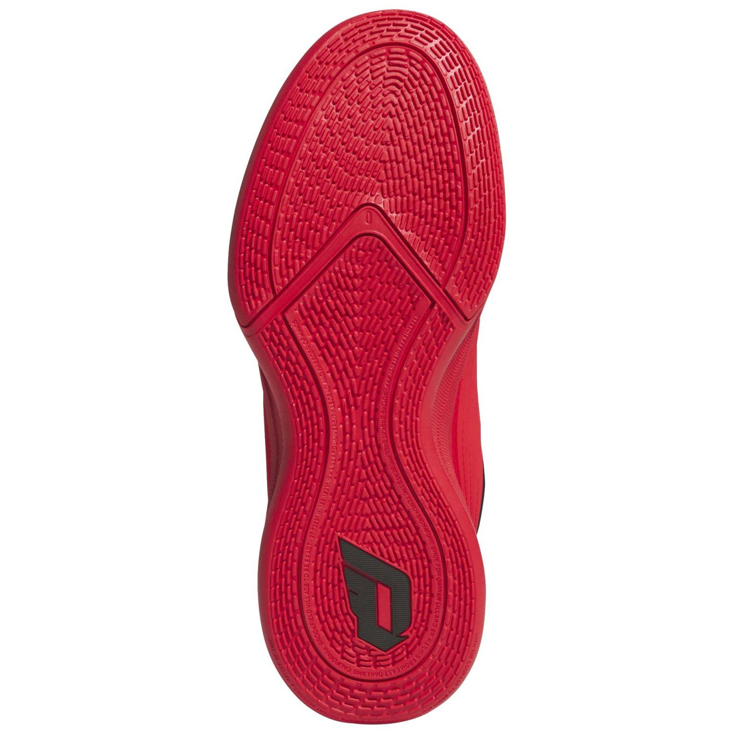 Sapatilhas de Basquetebol Unissexo Dame X Adidas Vermelho-2