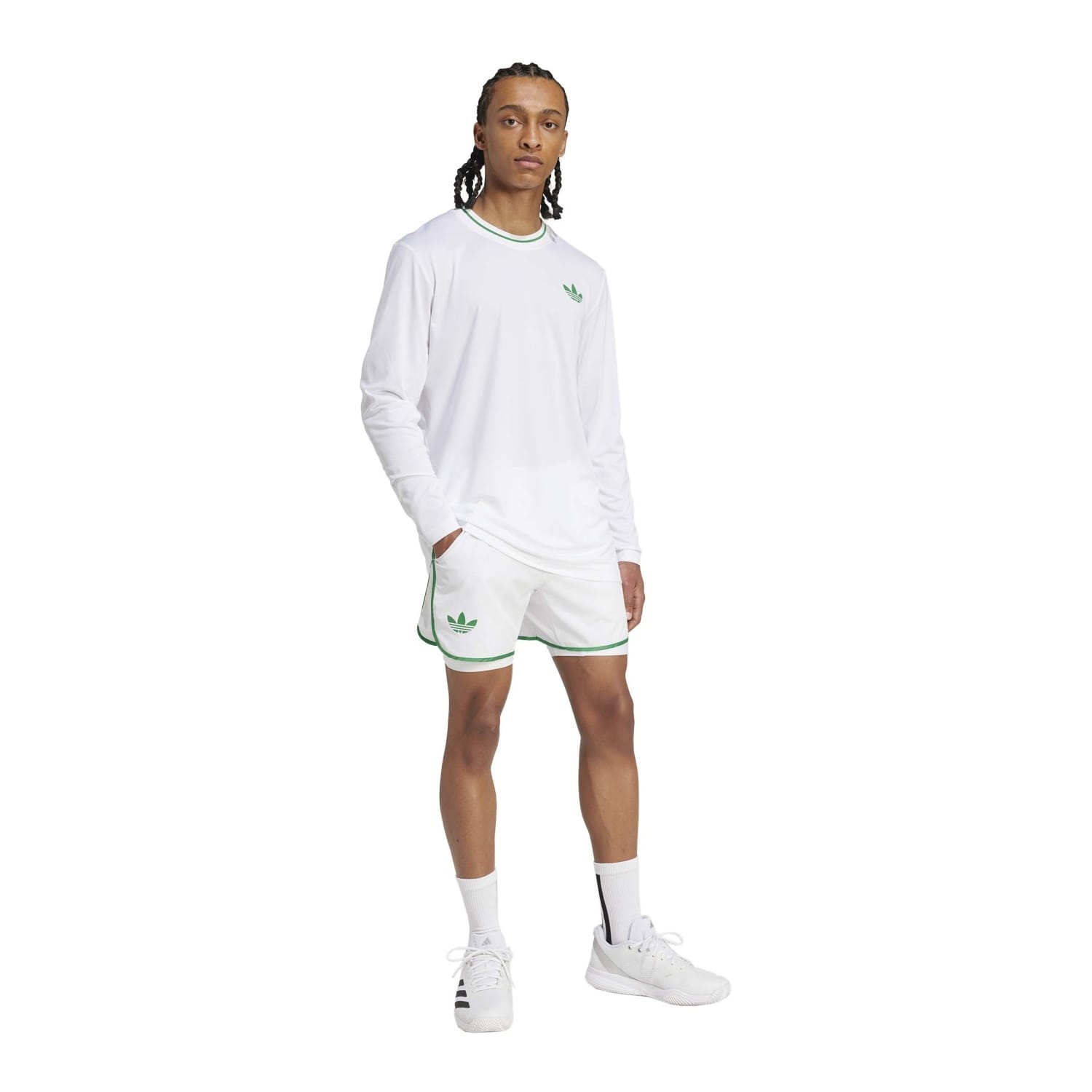 T-shirt de Ténis e Pádel Ldn Adidas Branco-3