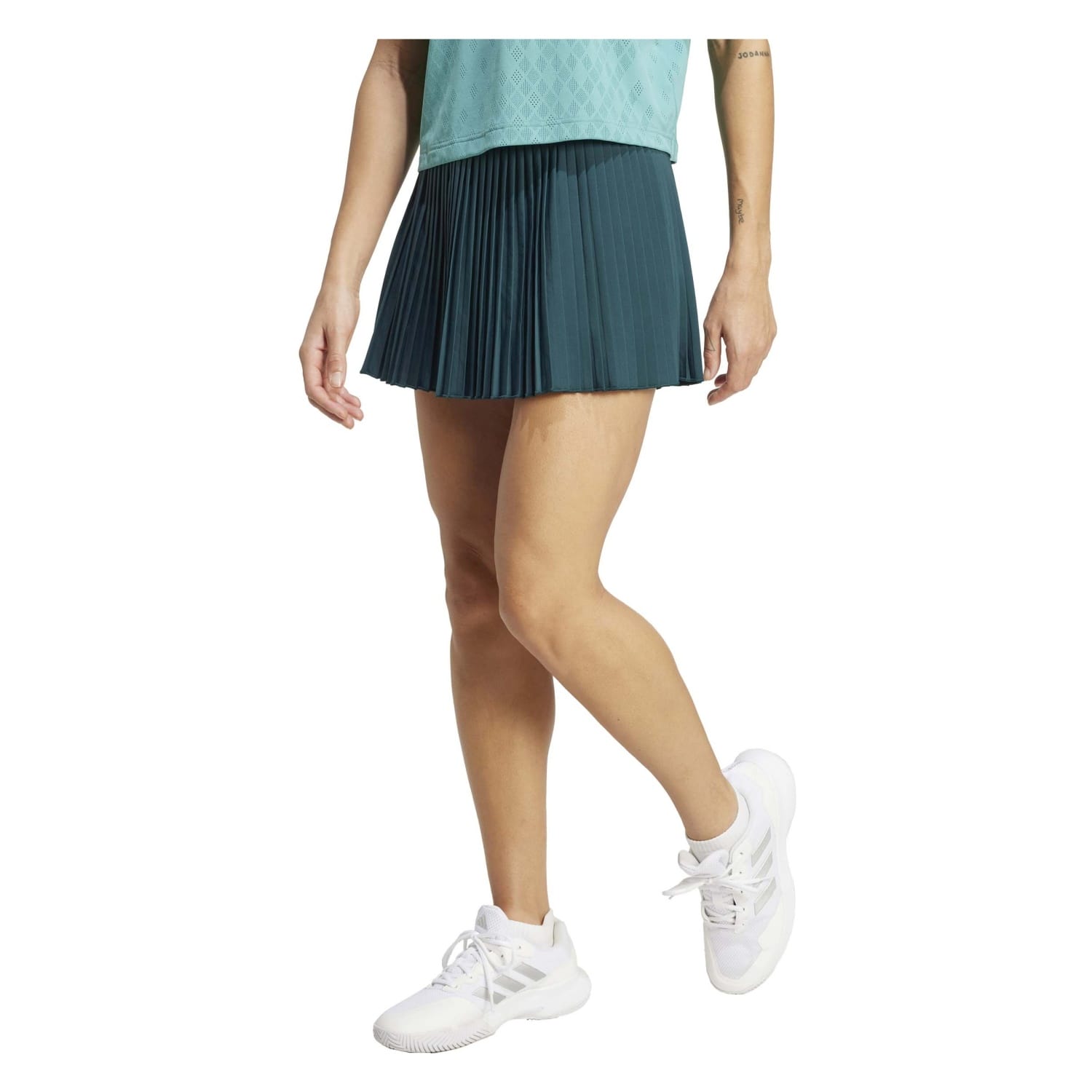 Saia de Ténis e Pádel Ldn Pleat Adidas Verde-azulado-1
