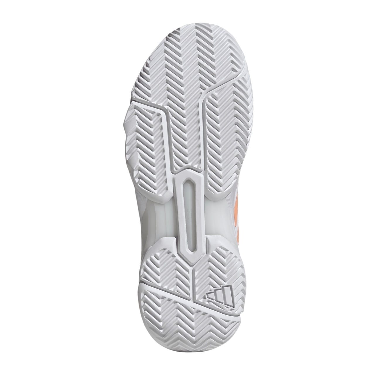 Sapatilhas de Ténis Courtjam Control Adidas Branco / Laranja-2