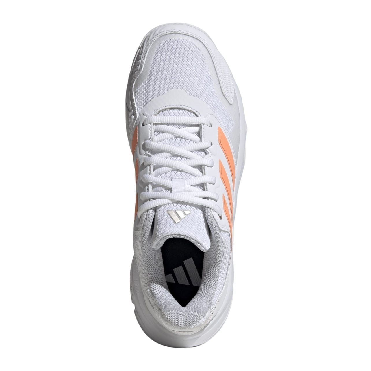 Sapatilhas de Ténis Courtjam Control Adidas Branco / Laranja-3