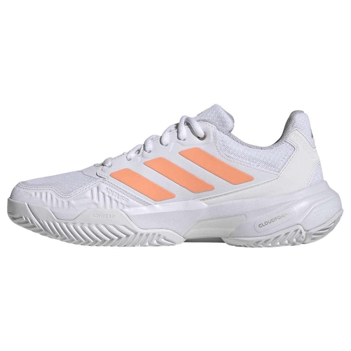 Sapatilhas de Ténis Courtjam Control Adidas Branco / Laranja-4