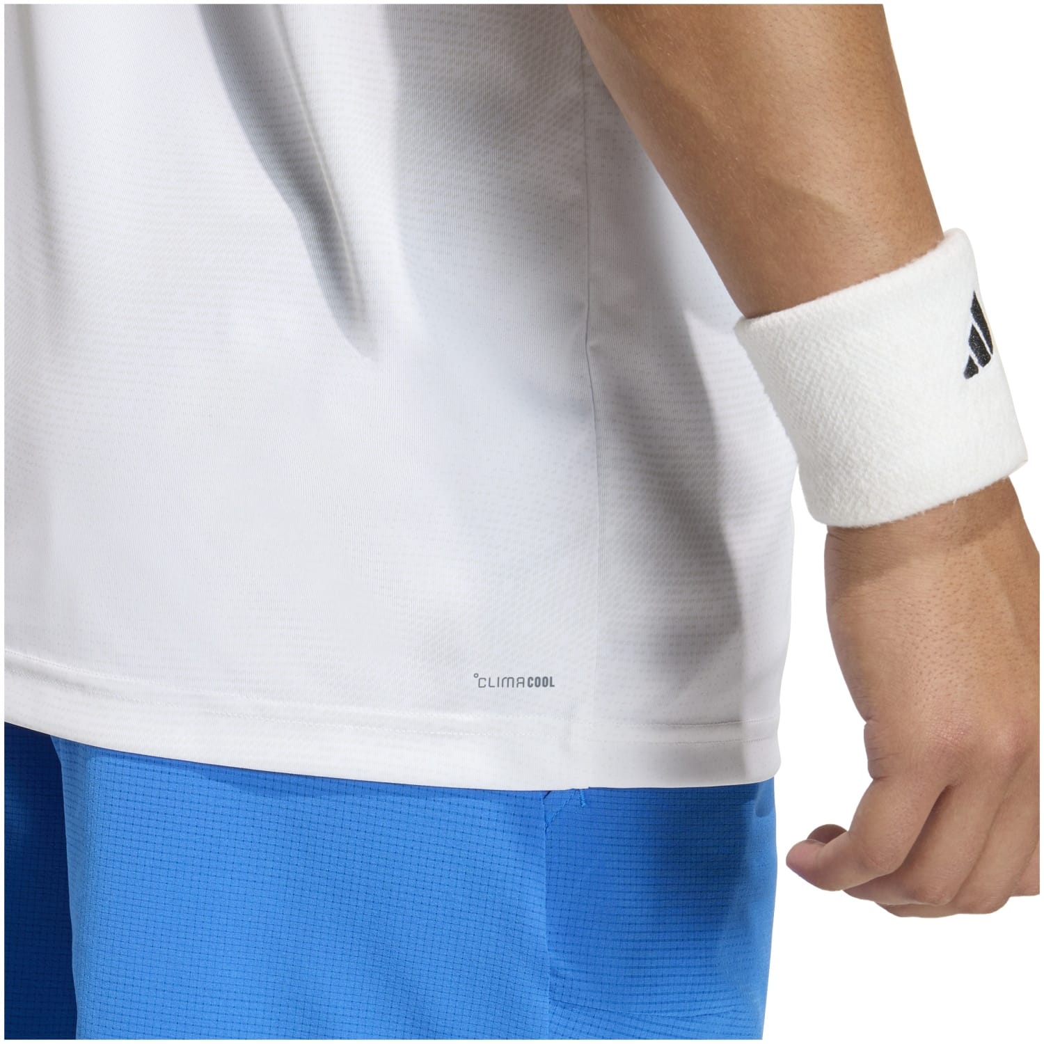 T-shirt de Ténis e Pádel Club Graph Adidas Branco-5
