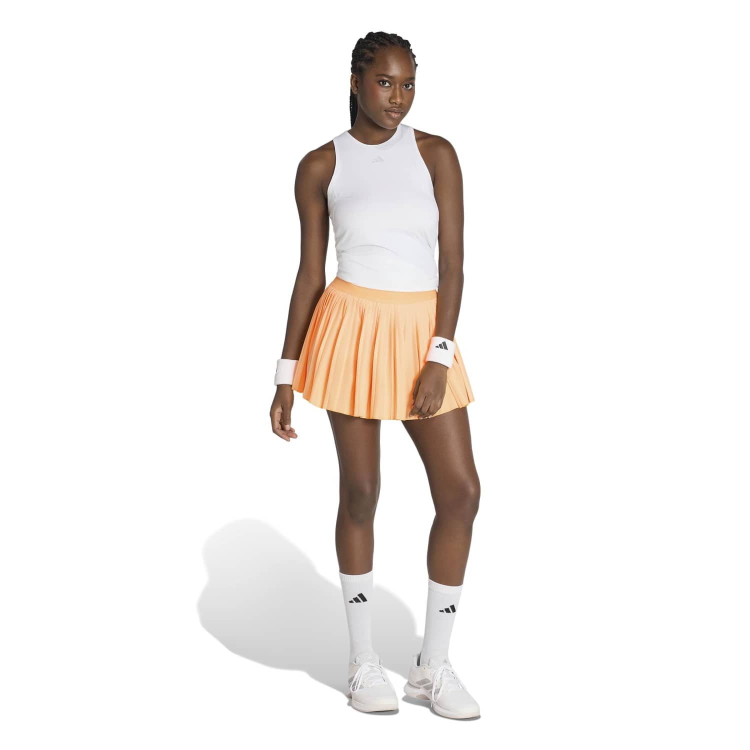 Saia de Ténis e Pádel Club Pleat Adidas Laranja-4