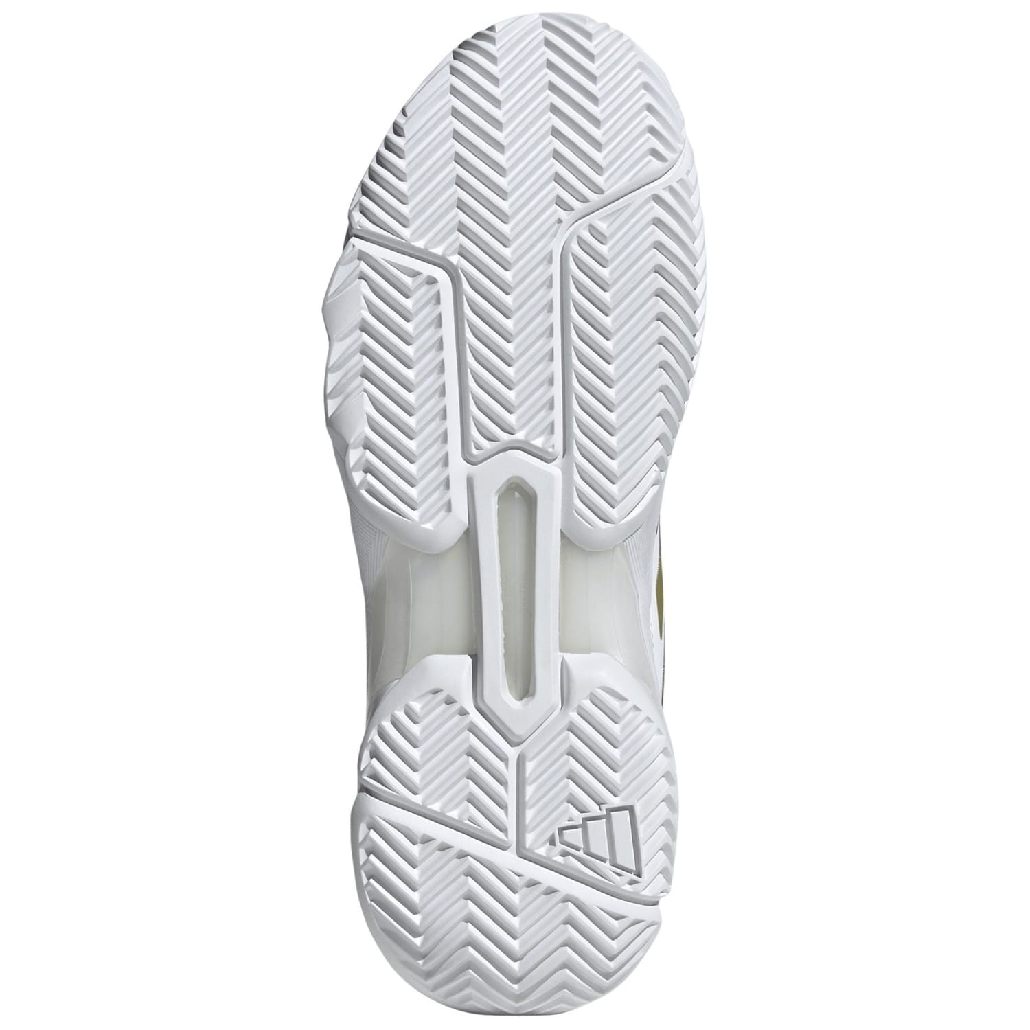 Sapatilhas de Ténis Courtjam Control Adidas Branco/Amarelo-2