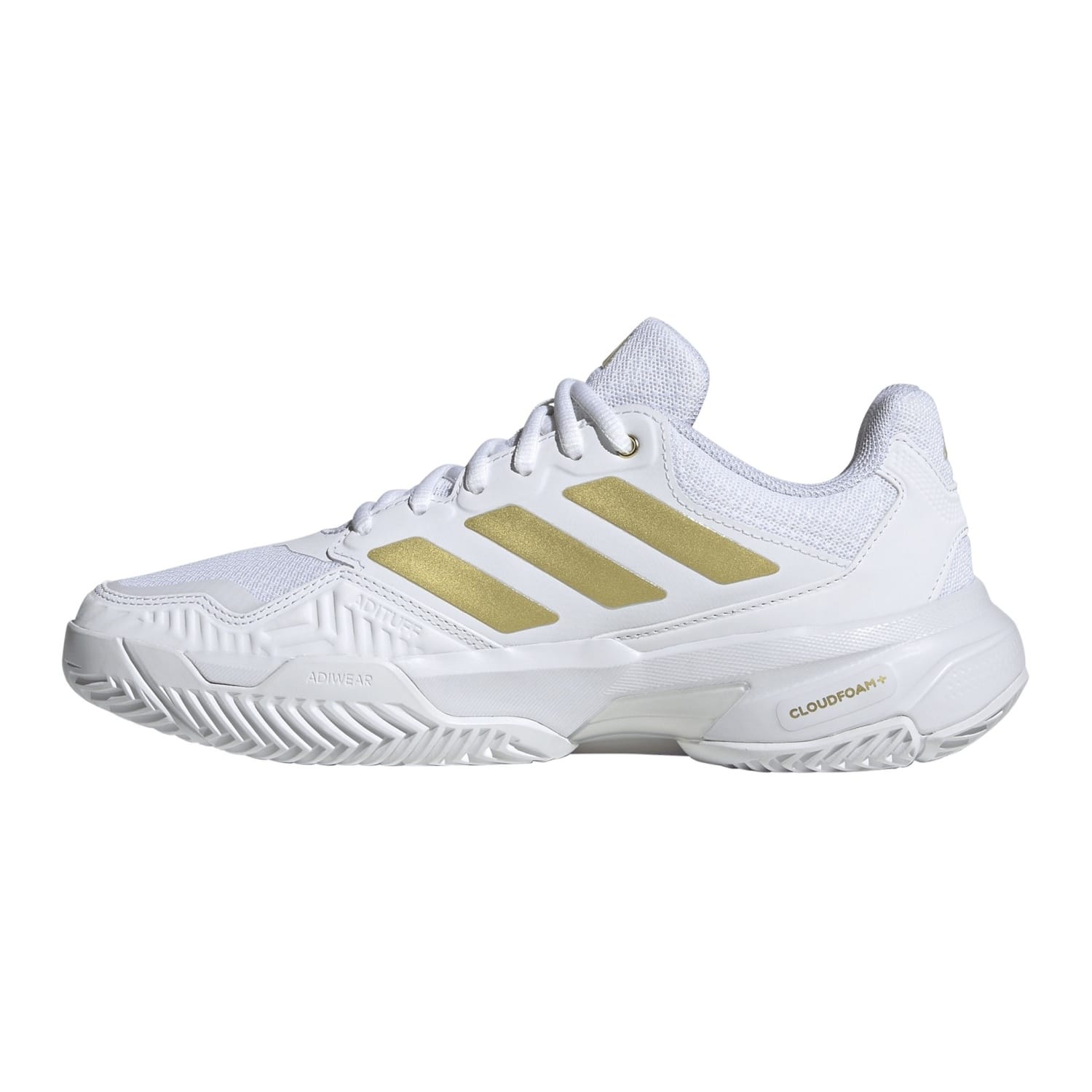 Sapatilhas de Ténis Courtjam Control Adidas Branco/Amarelo-3