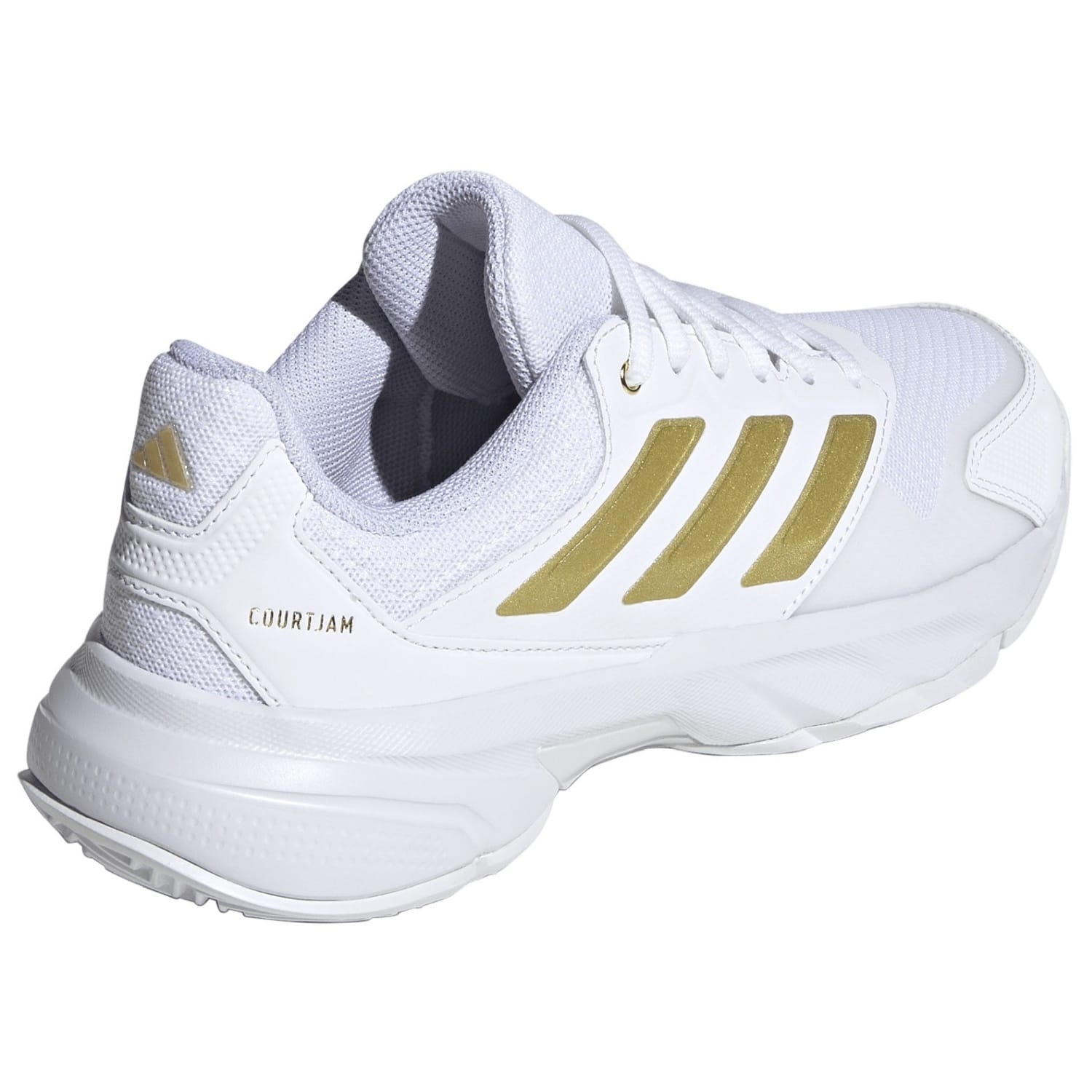 Sapatilhas de Ténis Courtjam Control Adidas Branco/Amarelo-5