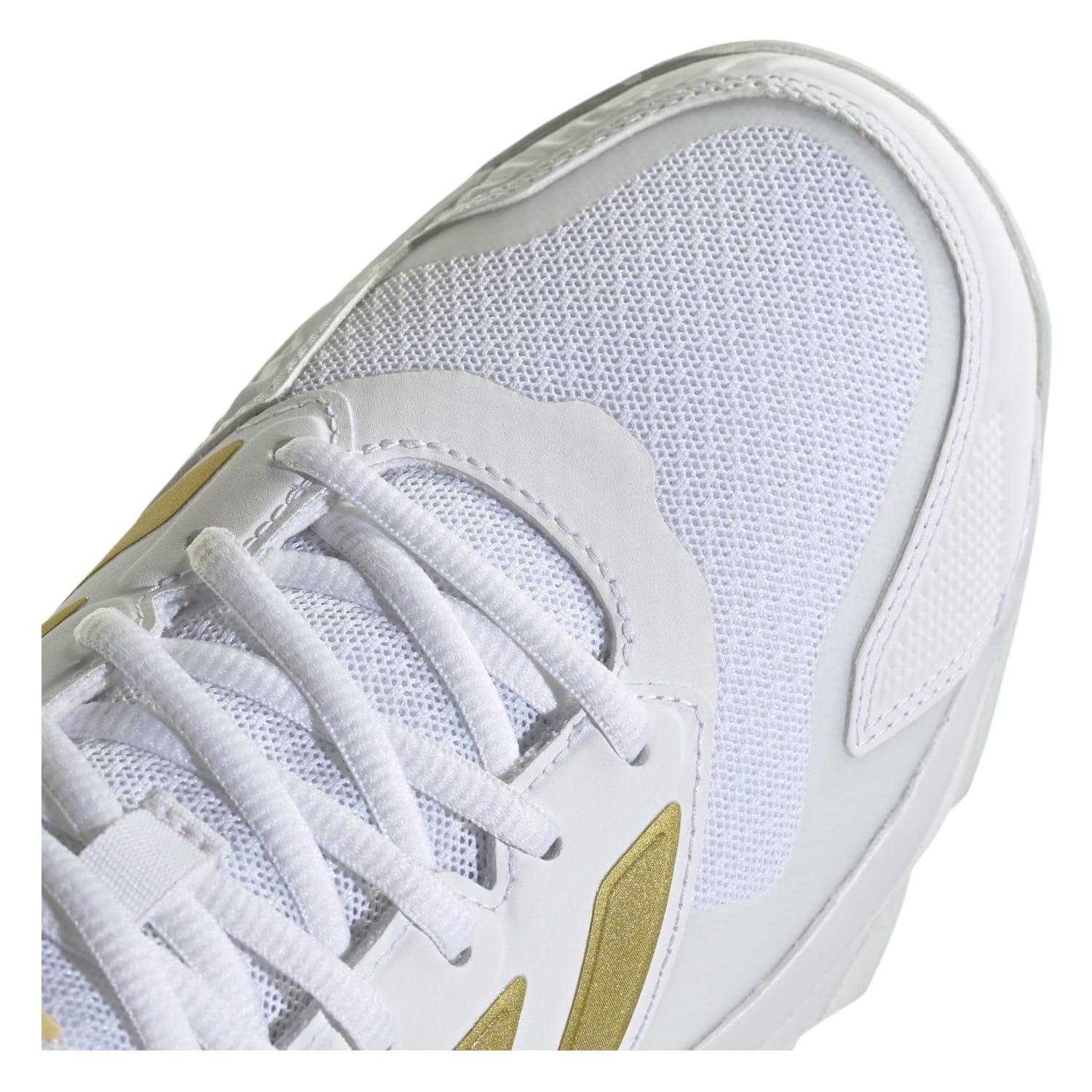 Sapatilhas de Ténis Courtjam Control Adidas Branco/Amarelo-6