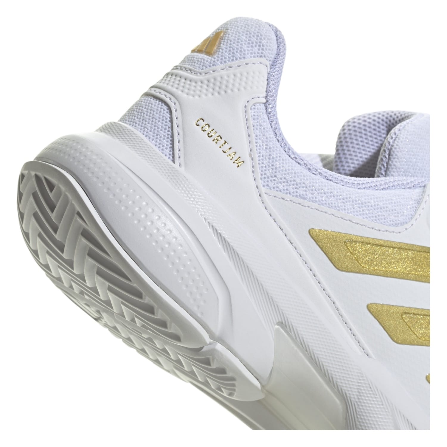 Sapatilhas de Ténis Courtjam Control Adidas Branco/Amarelo-7