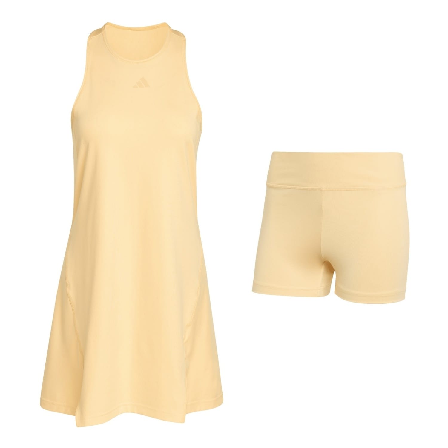 Vestido de Ténis e Pádel Club Adidas Amarelo-4