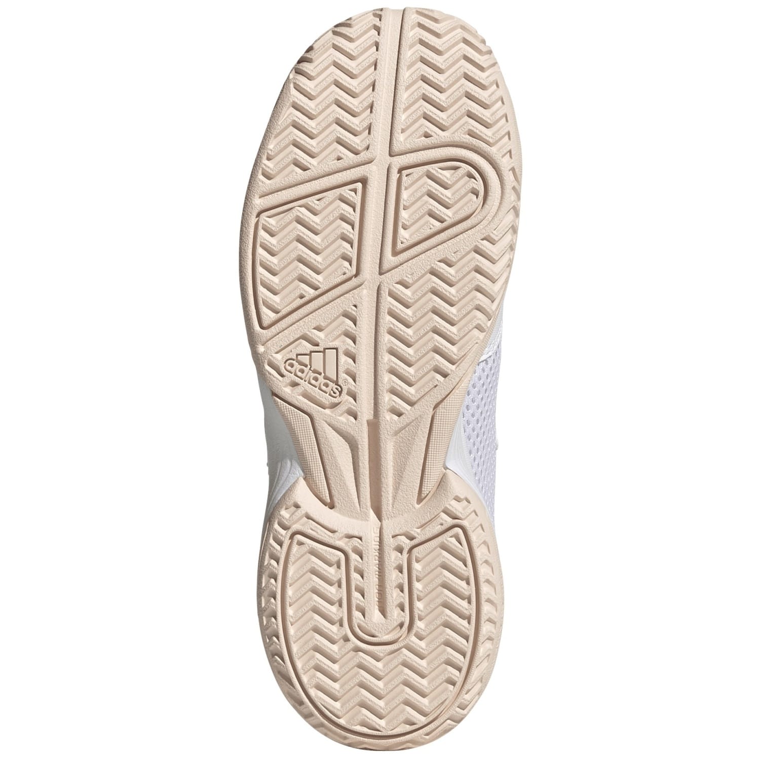 Sapatilhas de Ténis e Padel Infantil Courtflash Adidas Branco / Castanho-3