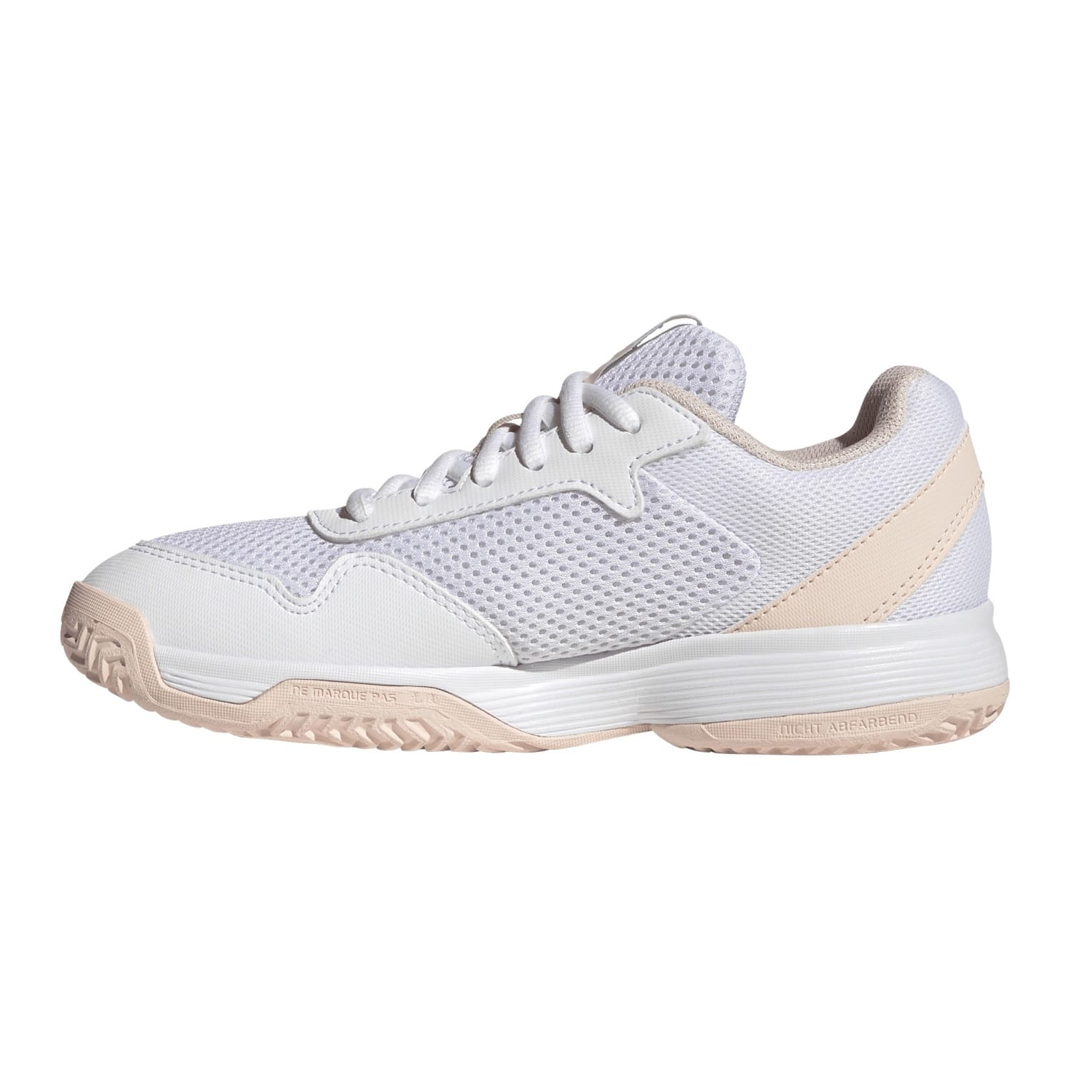 Sapatilhas de Ténis e Padel Infantil Courtflash Adidas Branco / Castanho-4