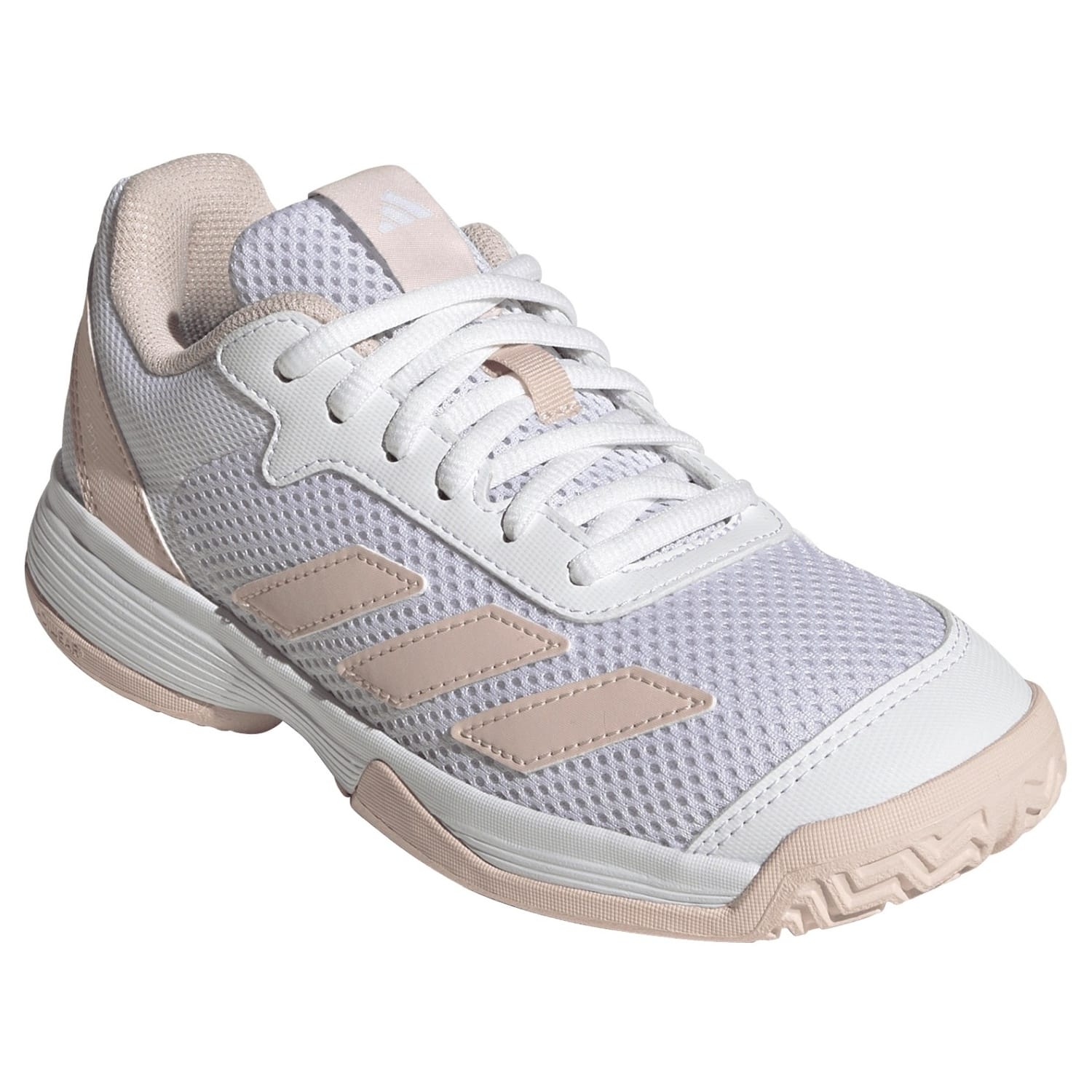 Sapatilhas de Ténis e Padel Infantil Courtflash Adidas Branco / Castanho-5