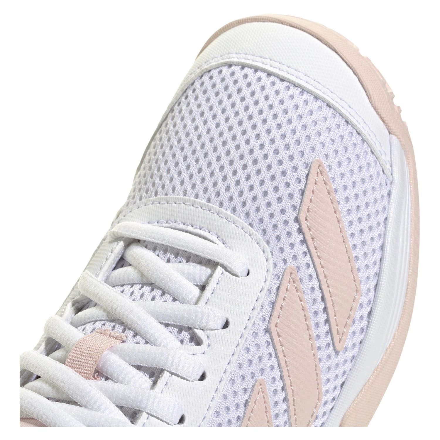 Sapatilhas de Ténis e Padel Infantil Courtflash Adidas Branco / Castanho-7