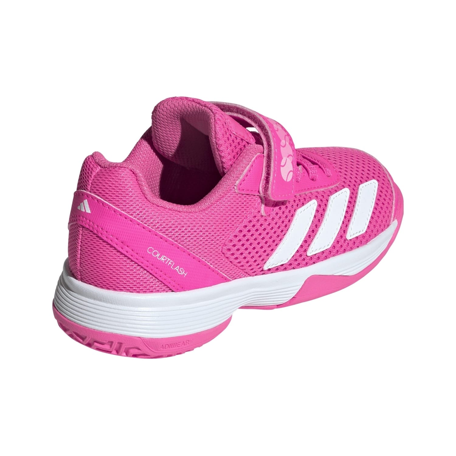 Sapatilhas de Ténis e Pádel Infantil Courtflash K Comfort Closure Adidas Rosa-5