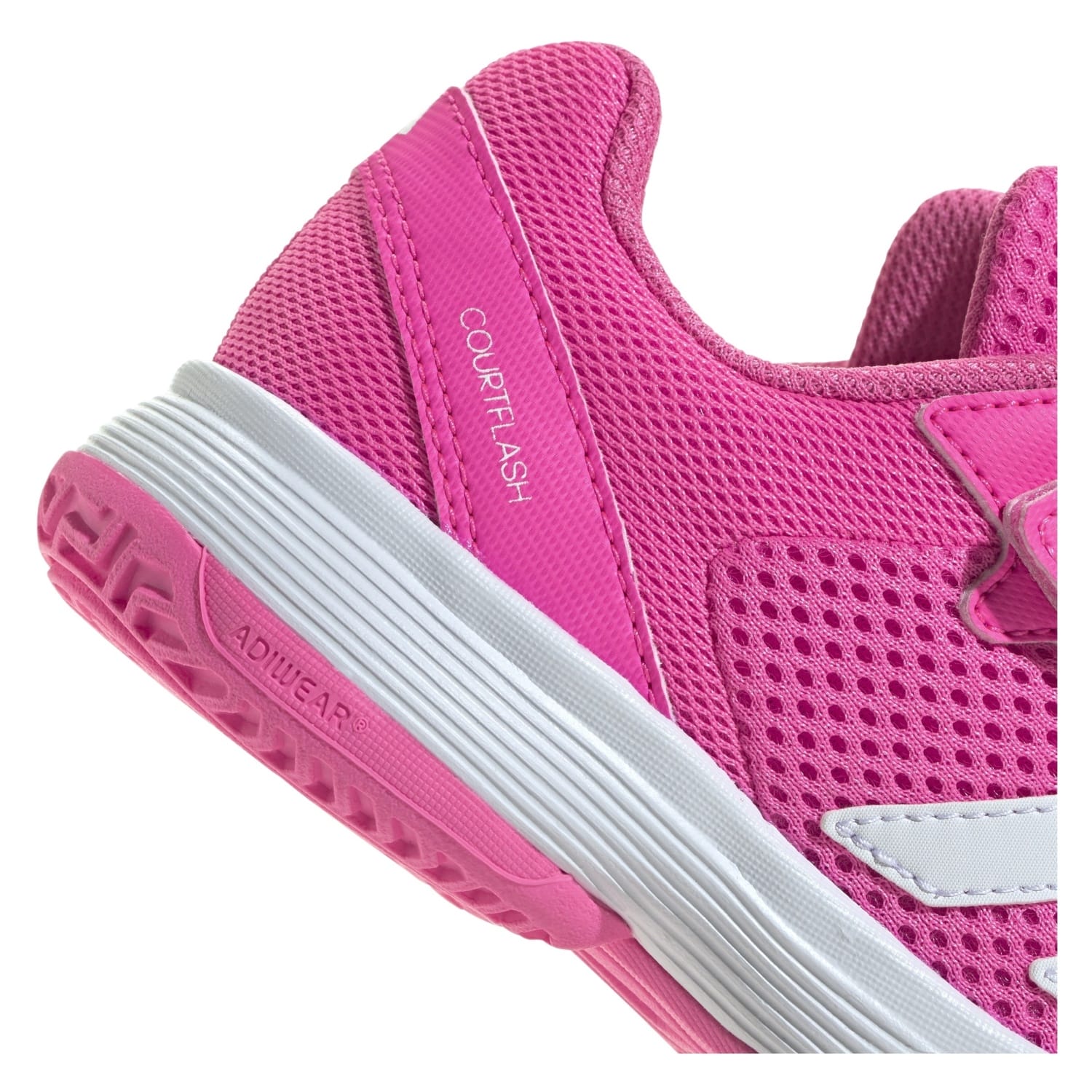 Sapatilhas de Ténis e Pádel Infantil Courtflash K Comfort Closure Adidas Rosa-7