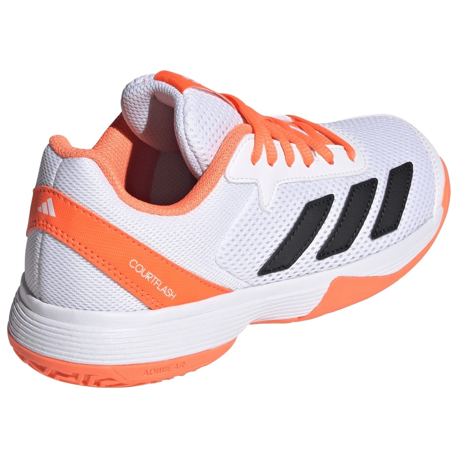 Sapatilhas de Ténis e Pádel Infantil Courtflash Adidas Branco / Laranja-5