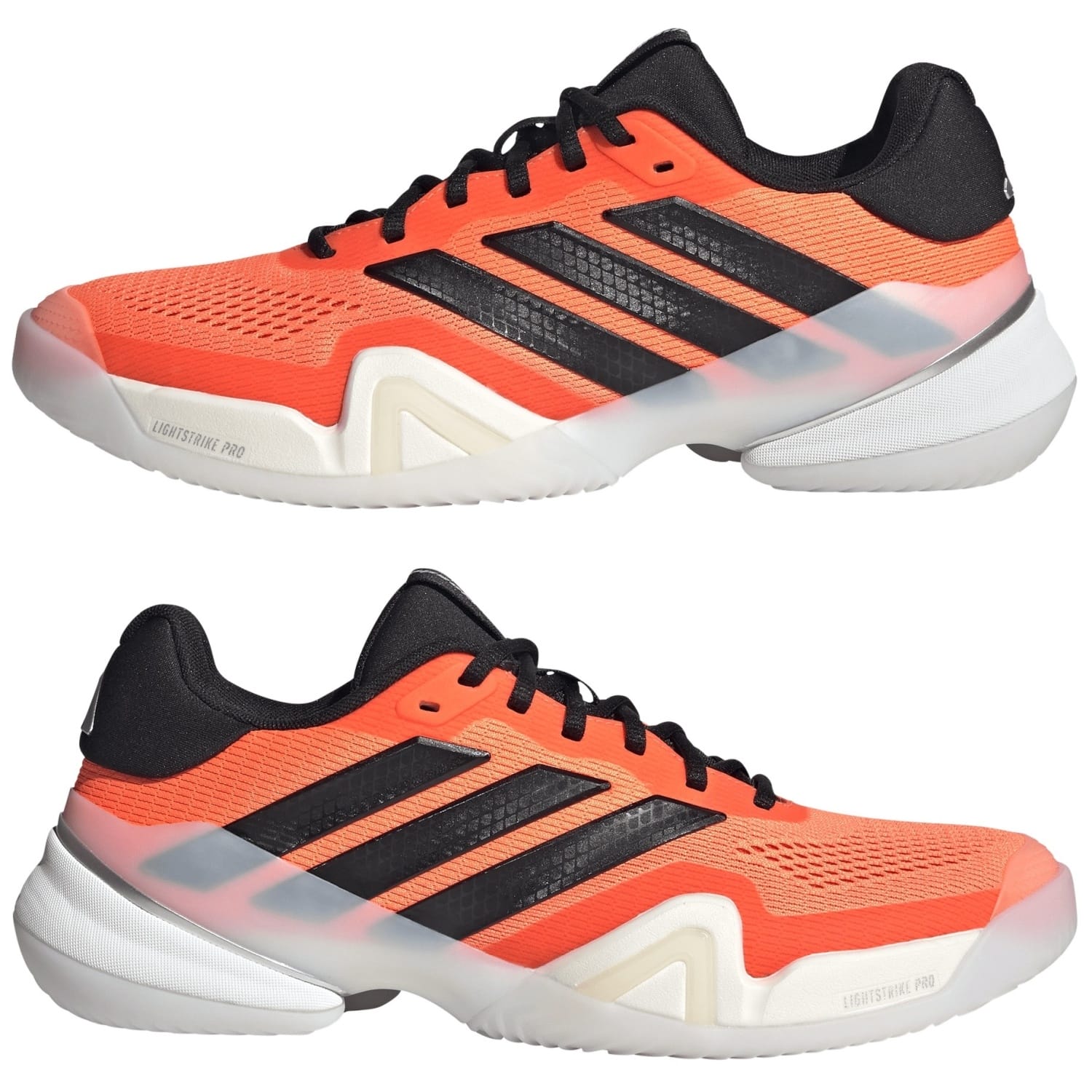 Sapatilhas de Ténis e Pádel Barricade 14 M Adidas Branco / Laranja-3