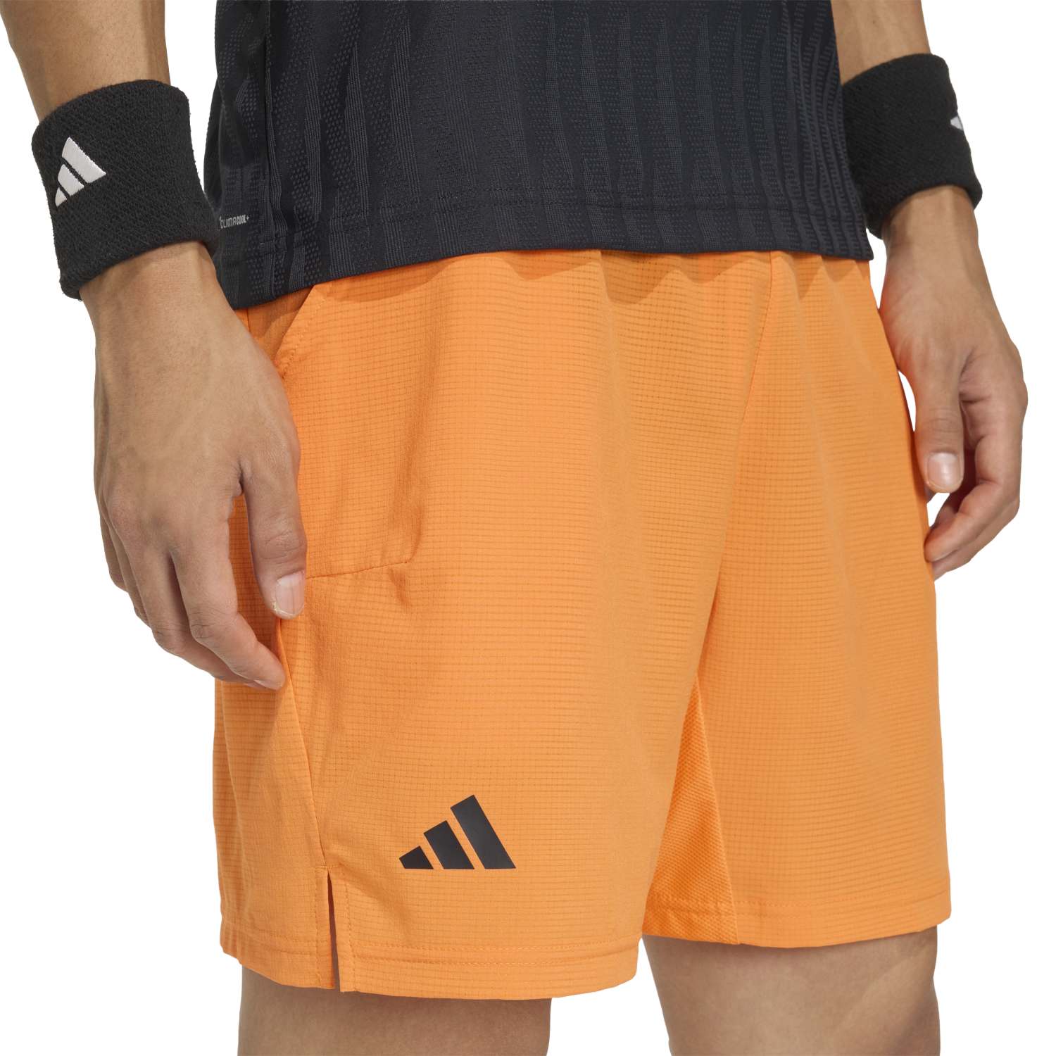Calças Curtas de Ténis e Padel Ergo Adidas Laranja-4