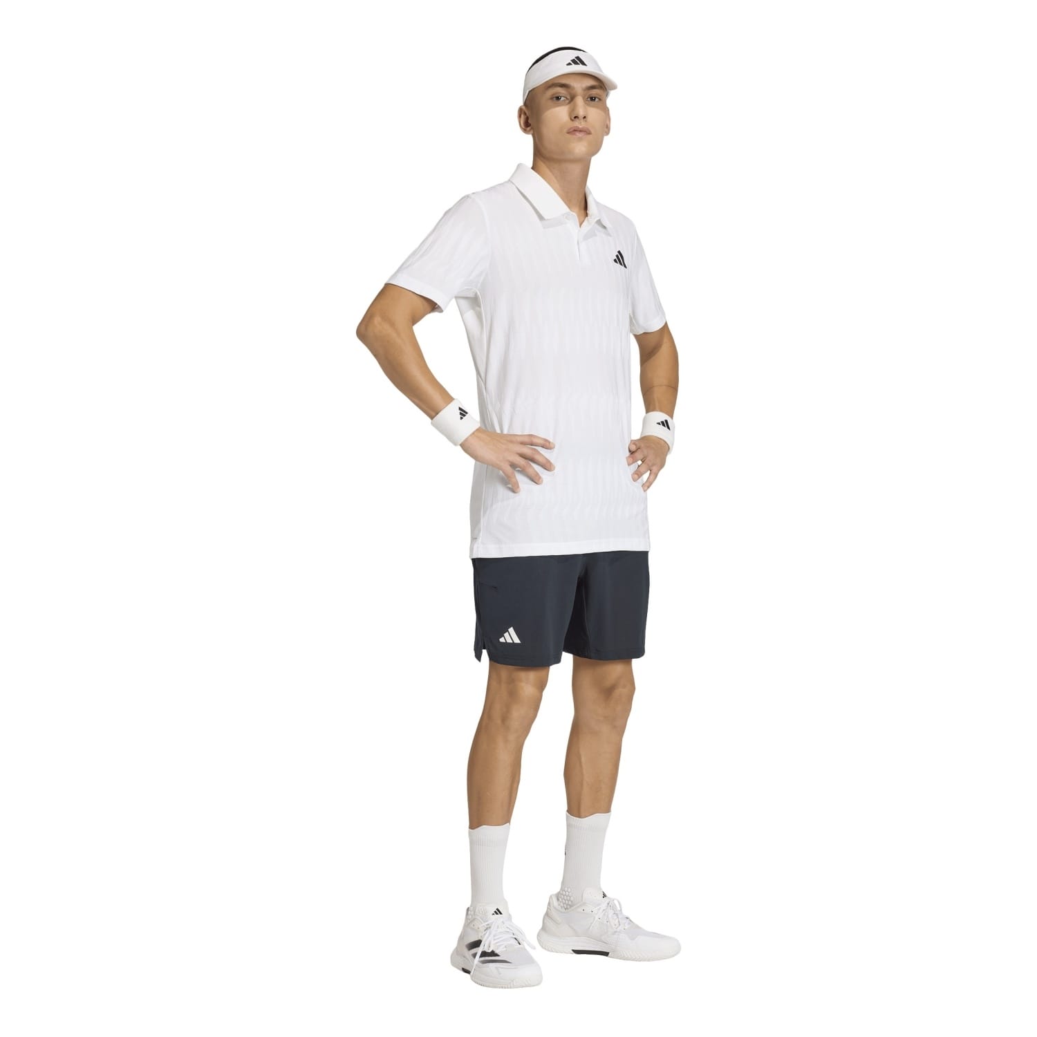 Polo de Ténis e Pádel Freelift Adidas Branco-5