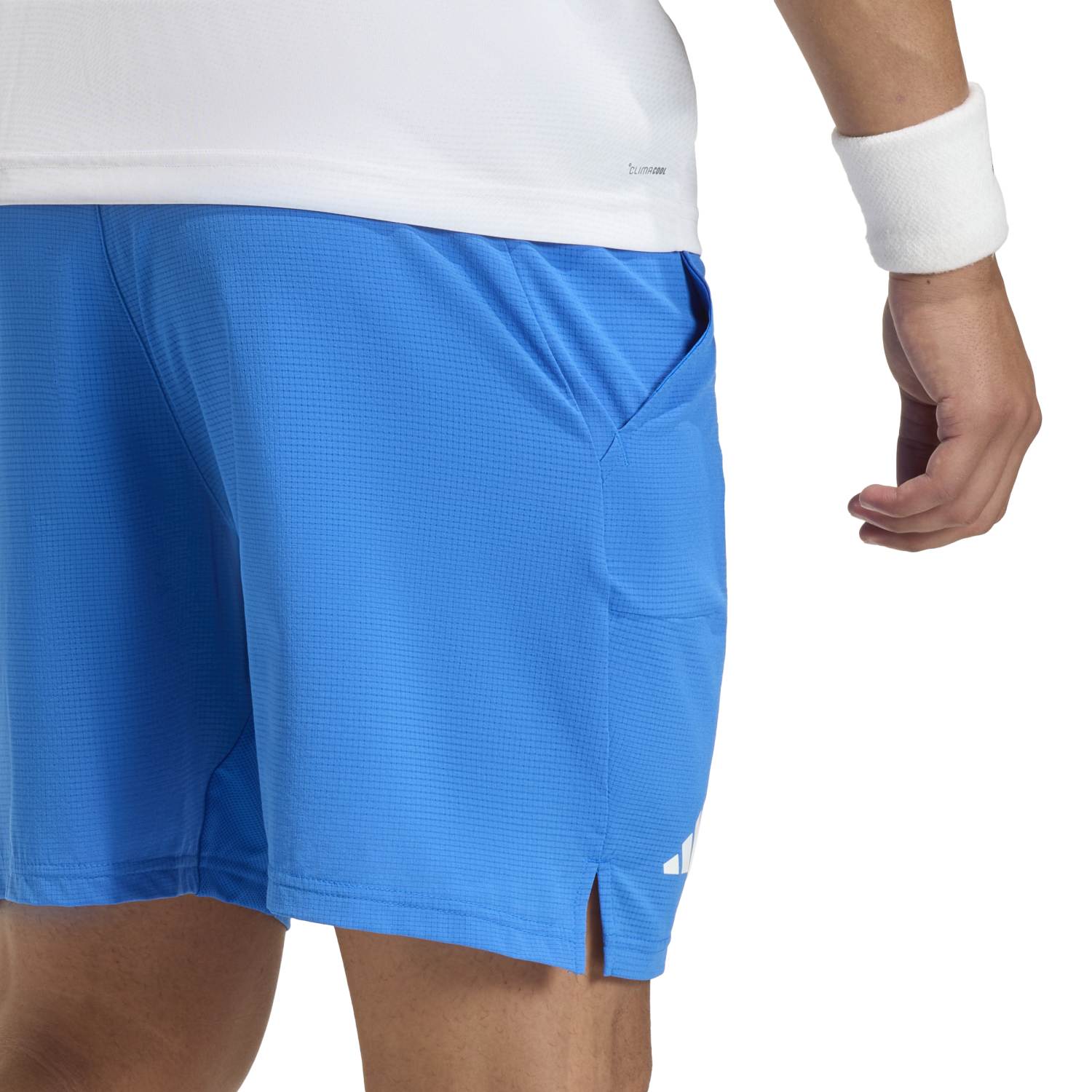 Calças Curtas de Ténis e Padel Ergo Adidas Azul-6
