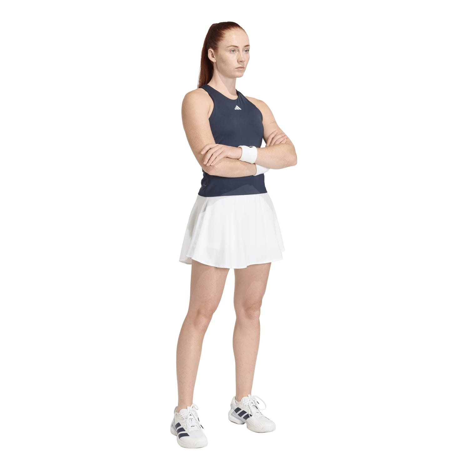 T-shirt de Ténis e Pádel Y-tank Midi Adidas Azul-marinho-4