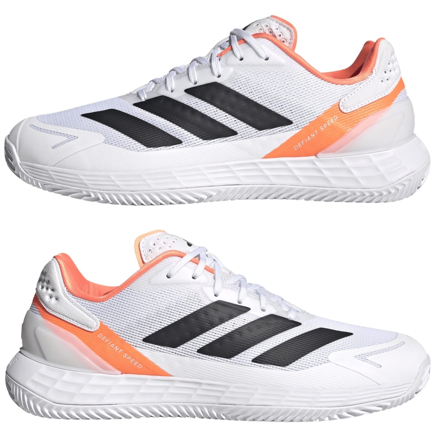 Sapatilhas de Ténis e Pádel Defiant Speed 2 Cl Adidas Branco / Laranja-4