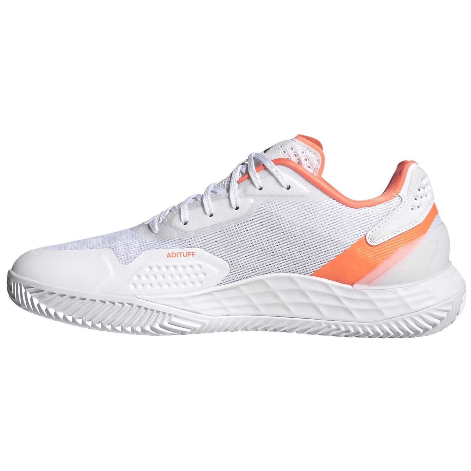 Sapatilhas de Ténis e Pádel Defiant Speed 2 Cl Adidas Branco / Laranja-5