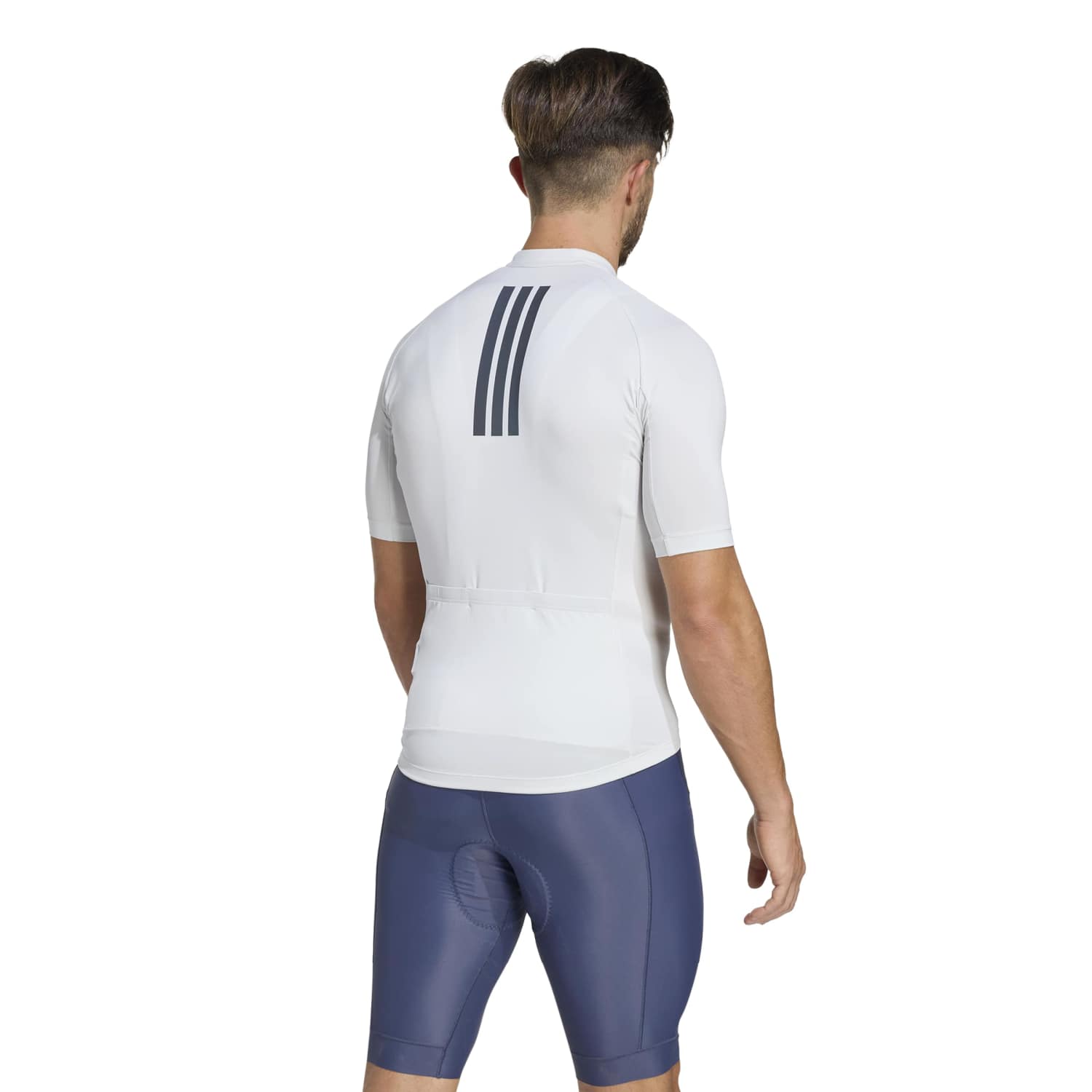 Maillot de Ciclismo Ess Jsy M Adidas Branco-3
