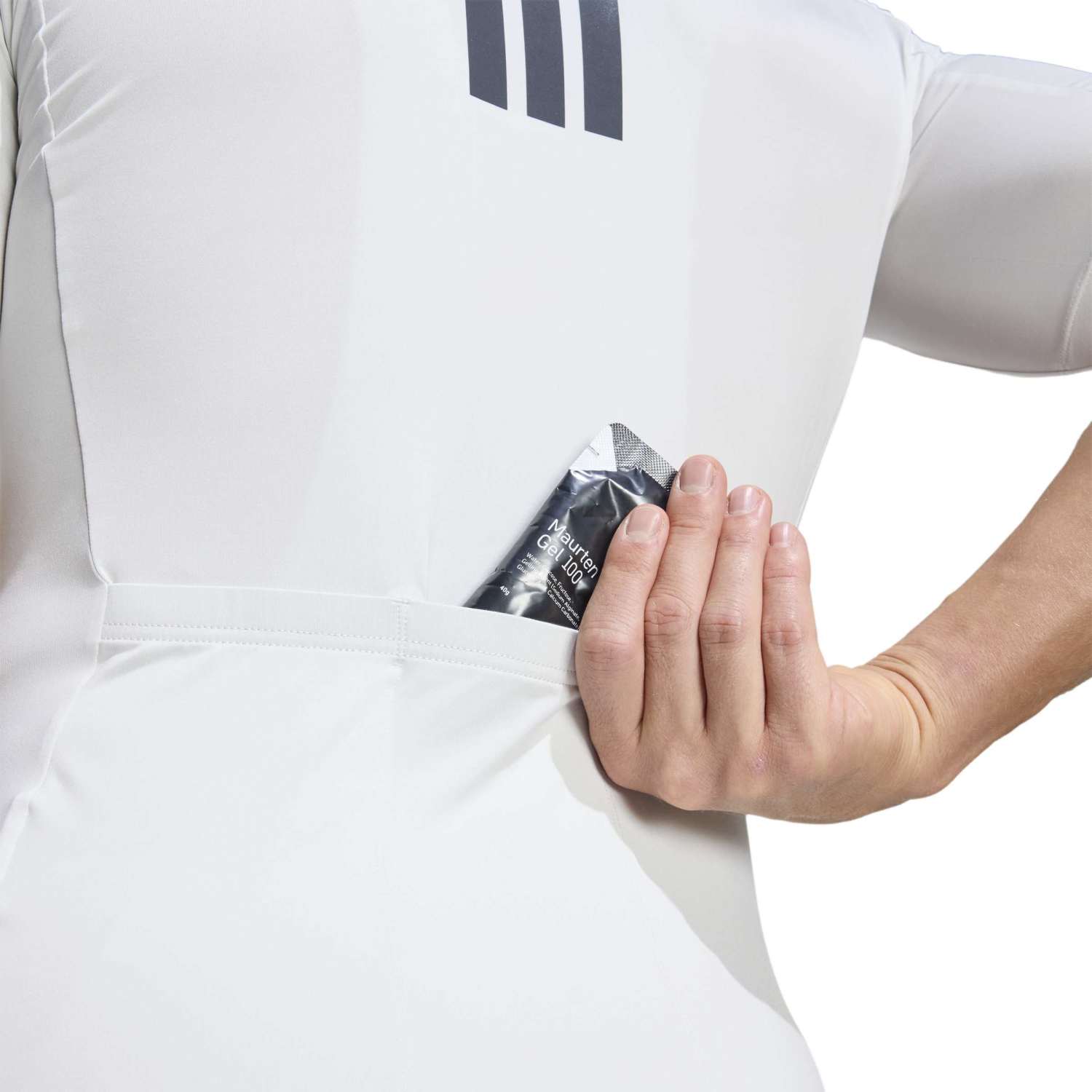 Maillot de Ciclismo Ess Jsy M Adidas Branco-5