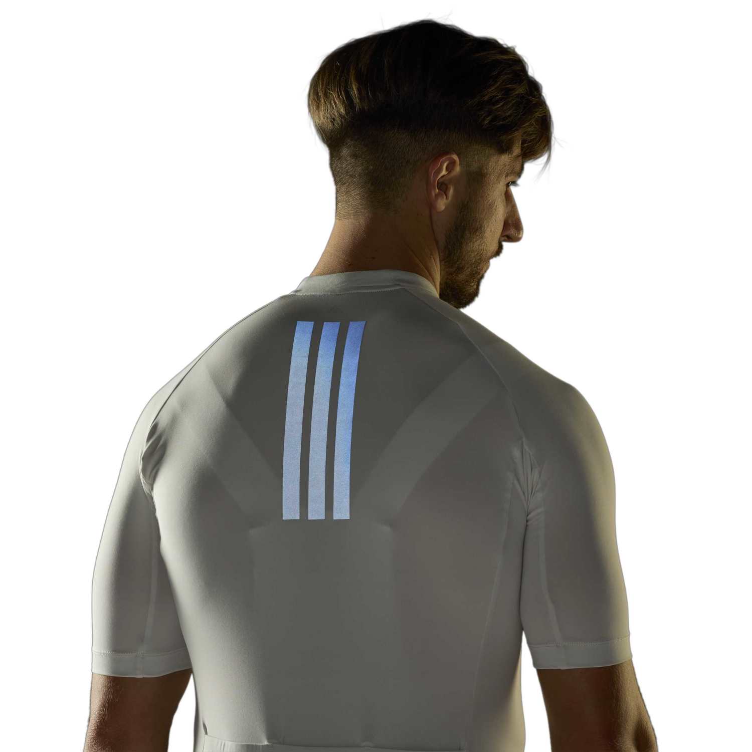 Maillot de Ciclismo Ess Jsy M Adidas Branco-6
