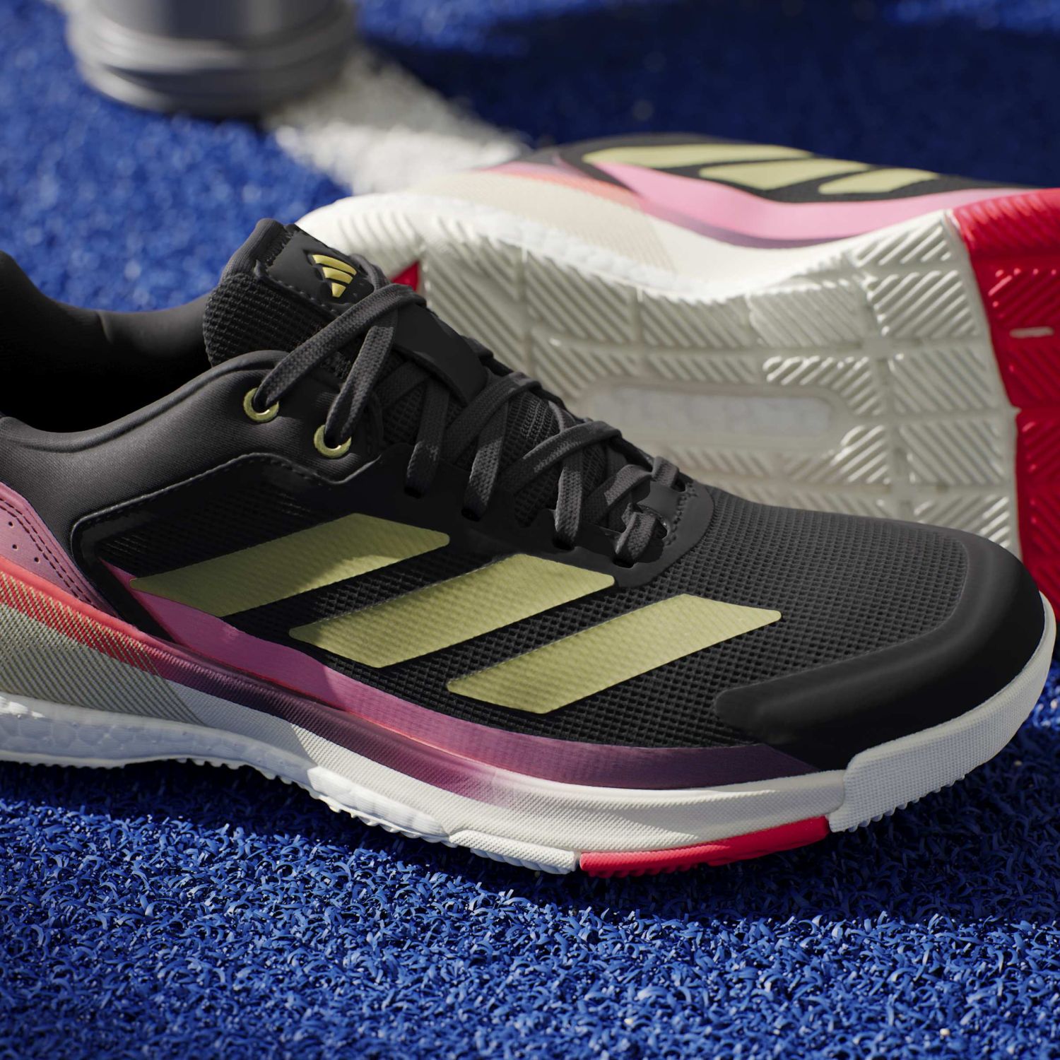 Sapatilhas de Pádel Crazyquick Boost Adidas Preto / Rosa-9