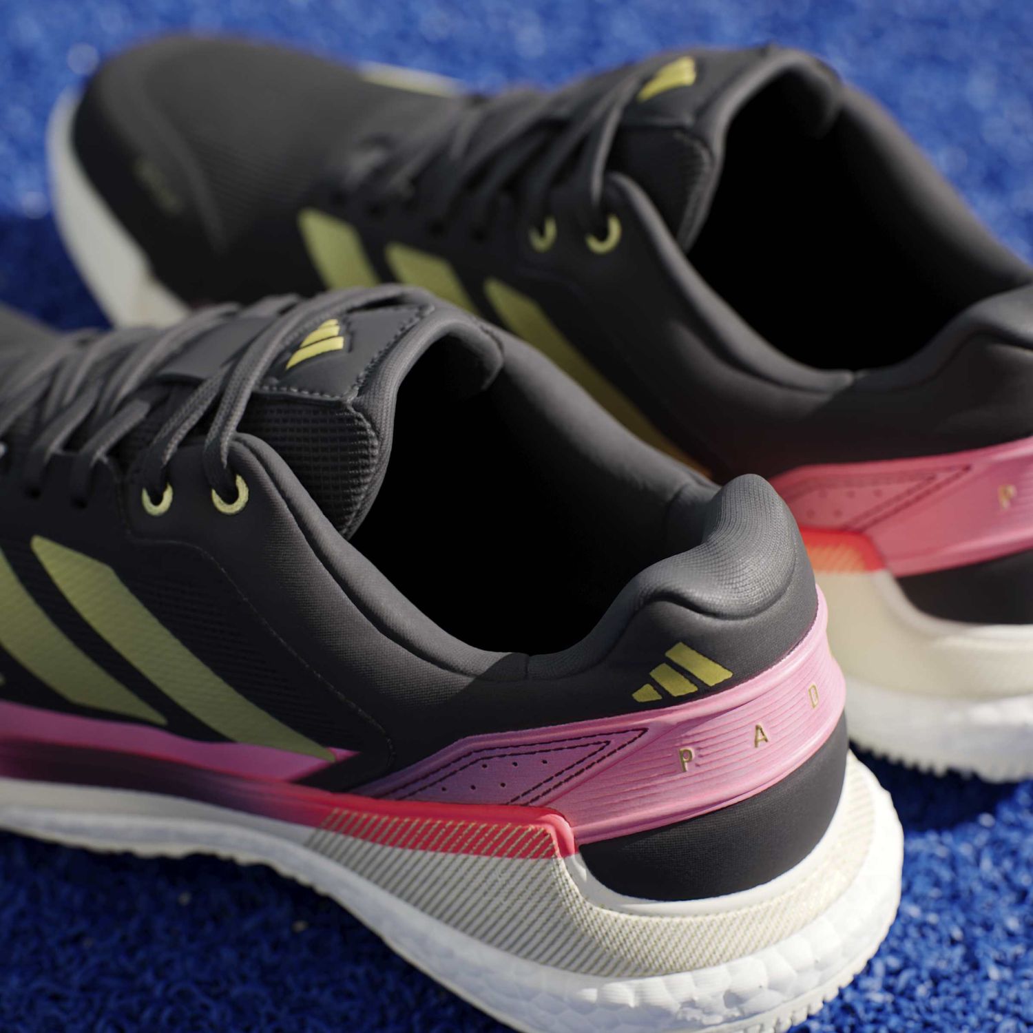 Sapatilhas de Pádel Crazyquick Boost Adidas Preto / Rosa-10