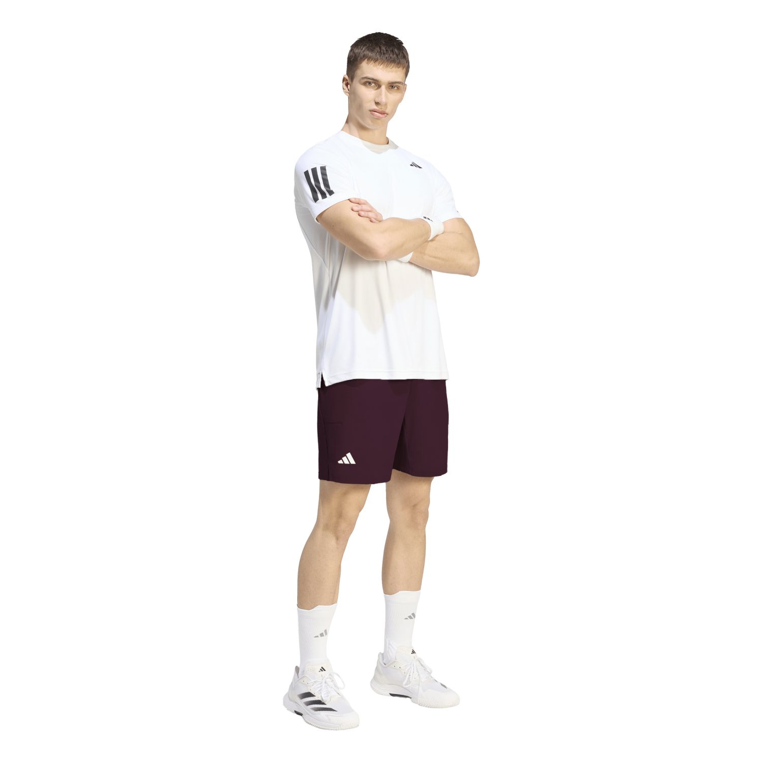 Calções de Ténis e Pádel Ergo Adidas Grená-3